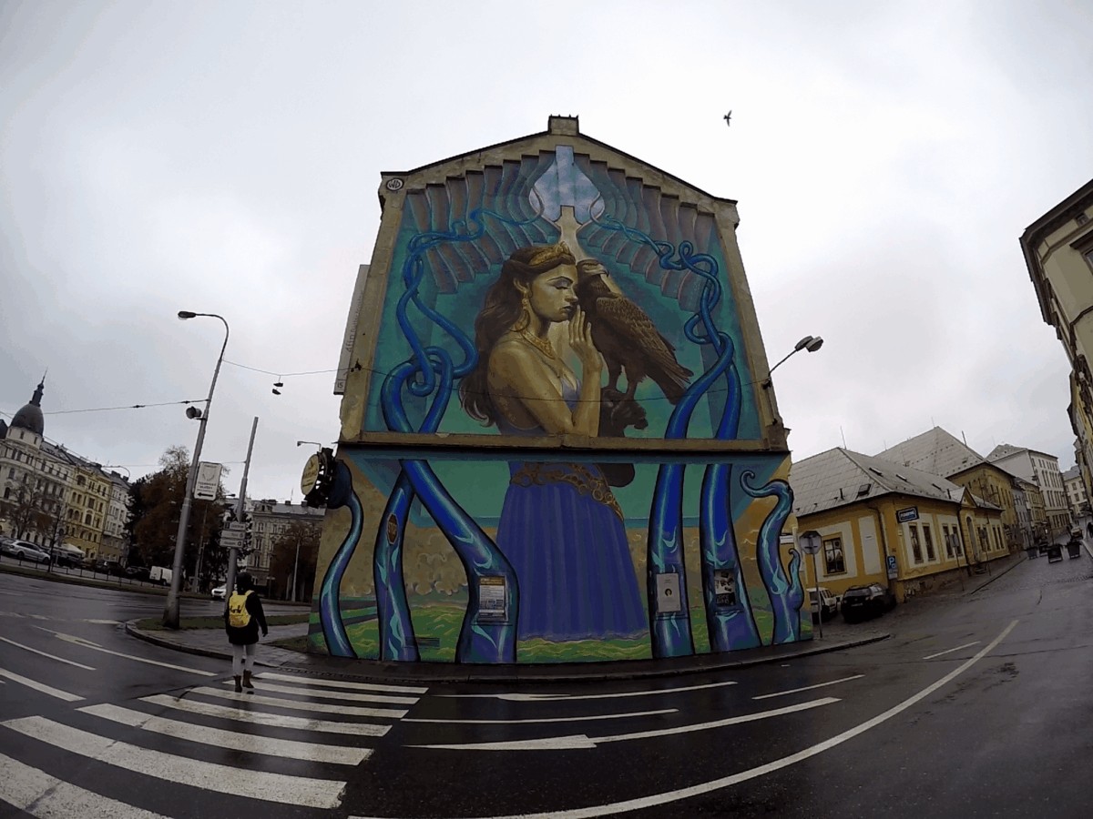 Arte en las calles de Olomouc