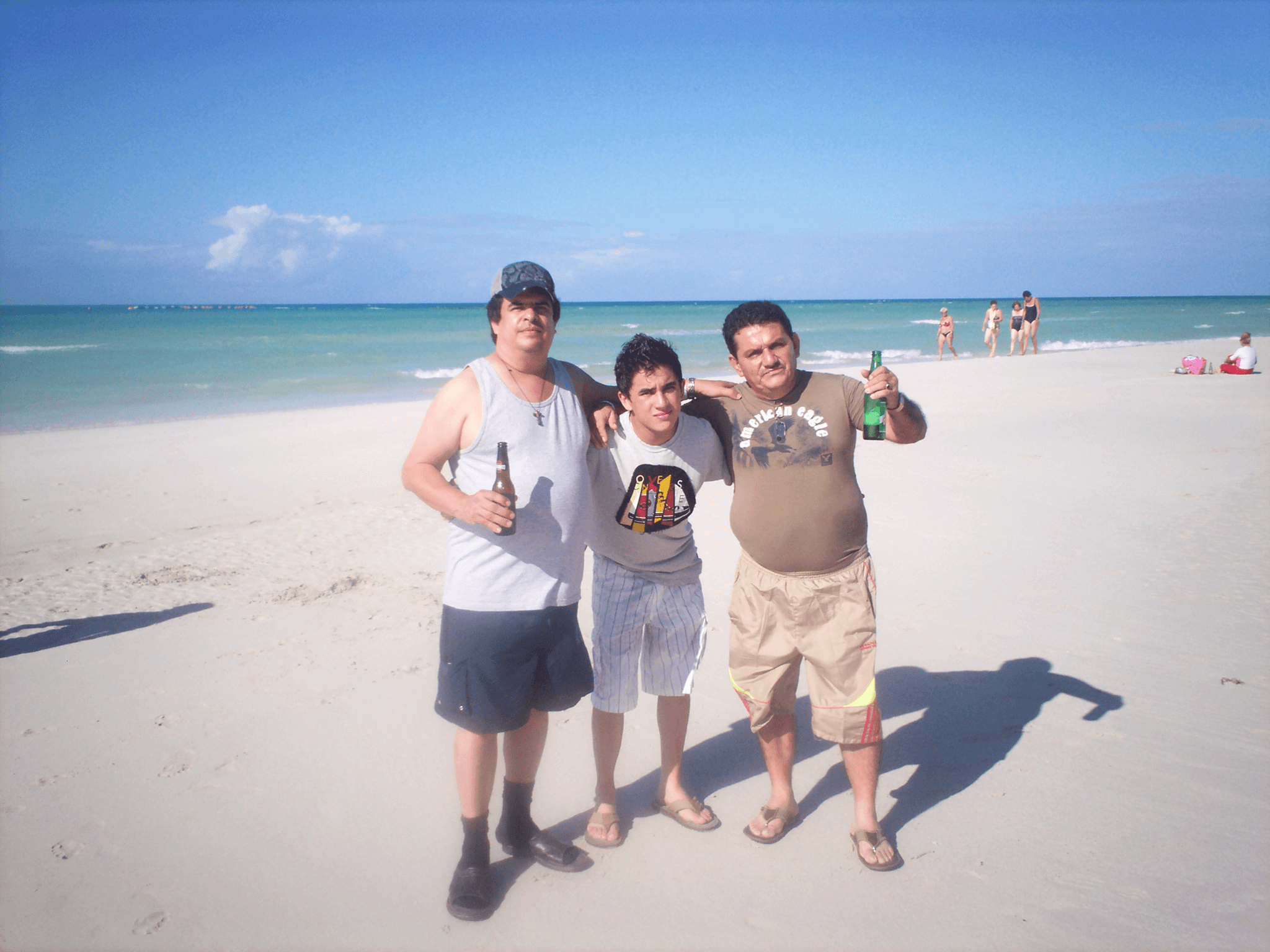 Playa y cervezas en Cuba
