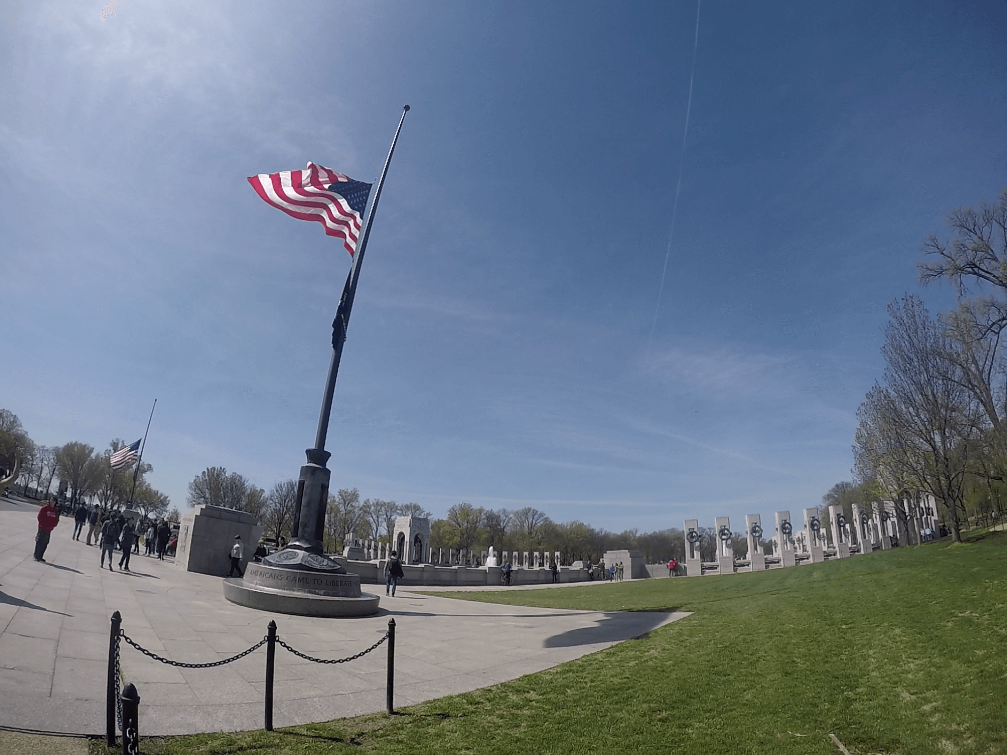 Bandera de Estados Unidos en Washington DC