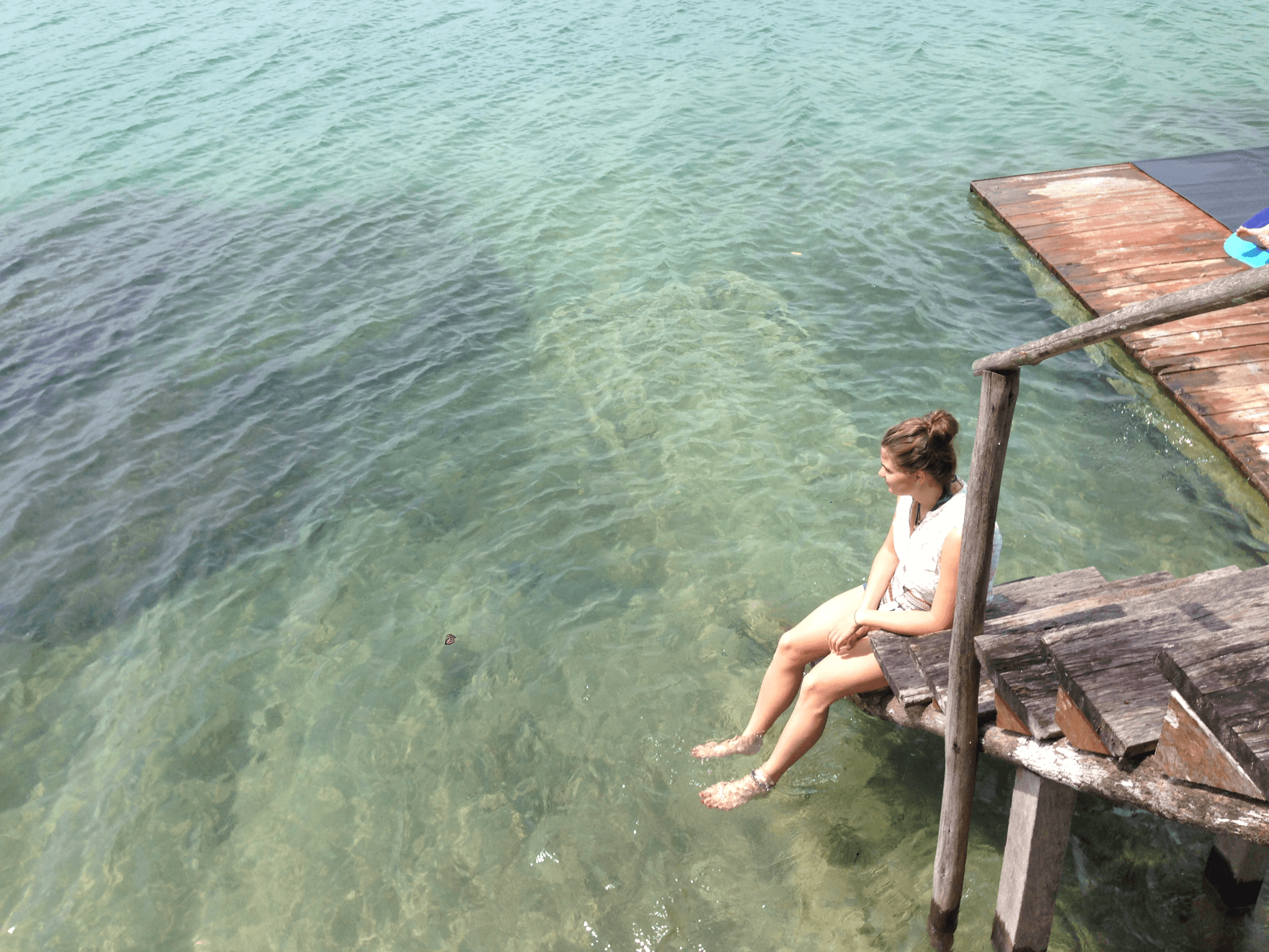 Isla de Flores en el lago Petén Itza - Guatemala