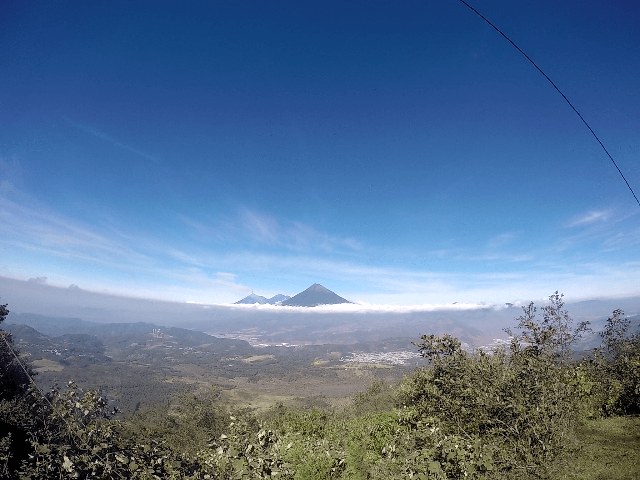 Vistas desde el Volcán de Pacaya