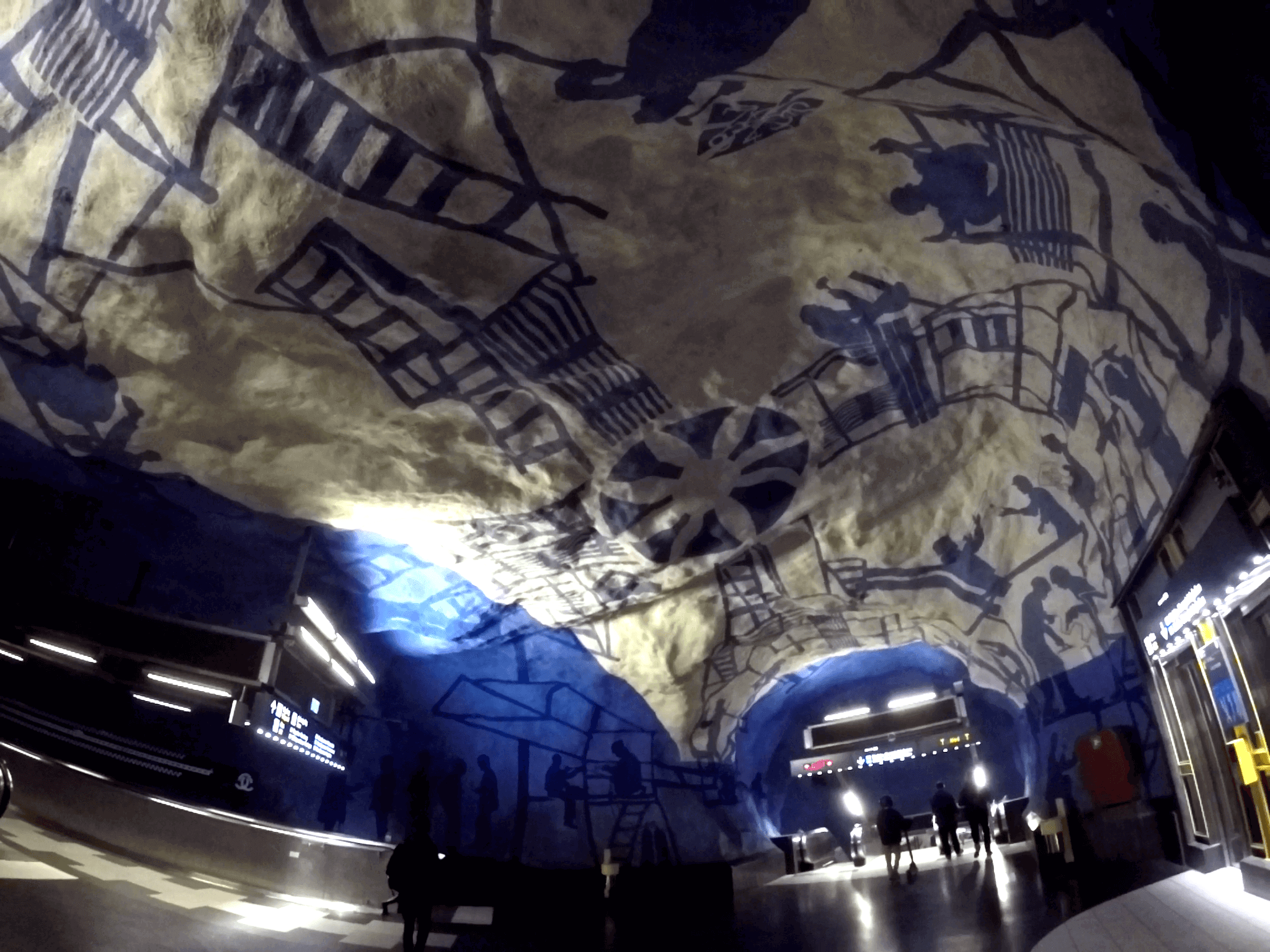 Metro de Estocolmo, Suecia