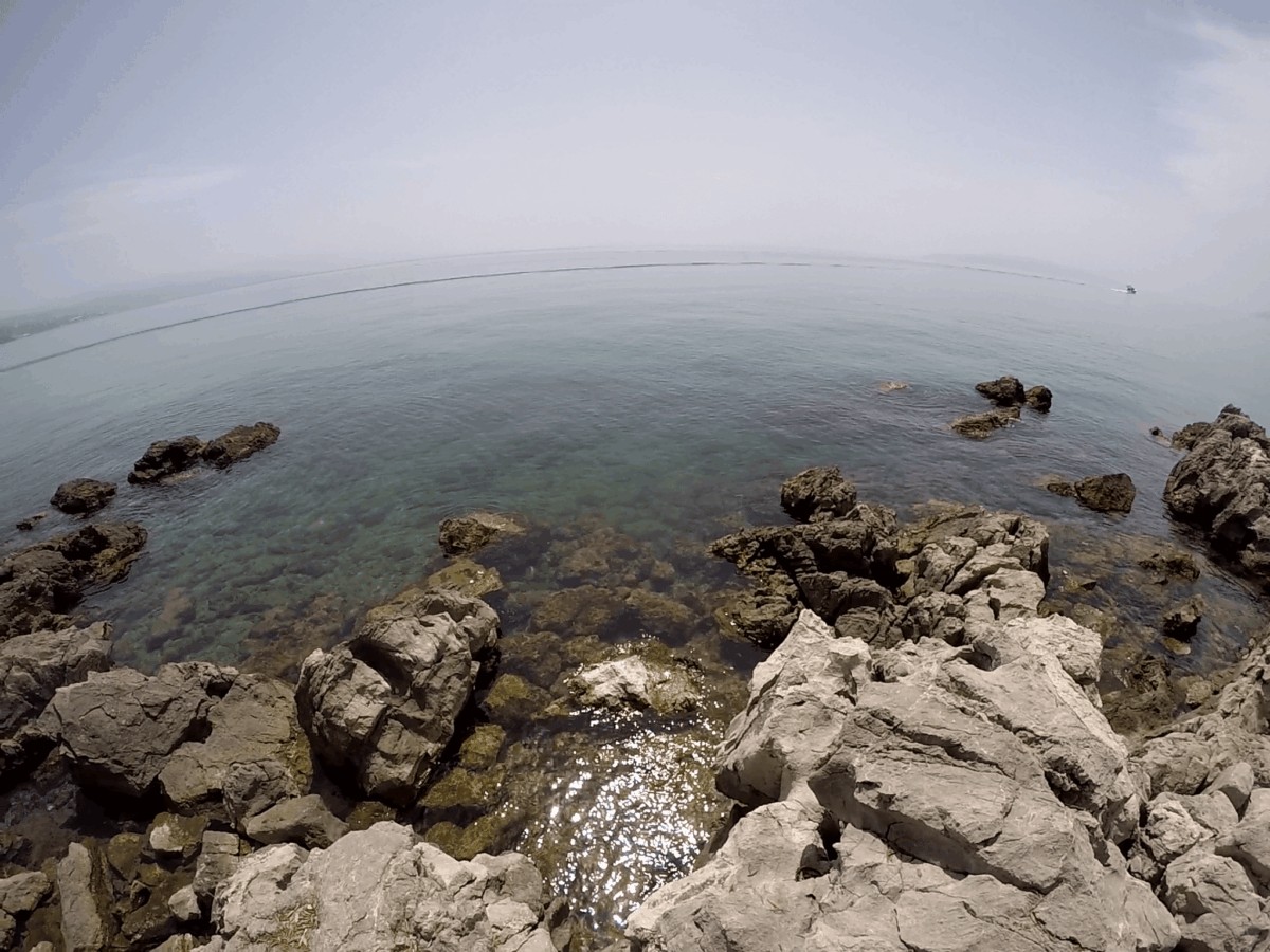 Mar Adriático en Opatija, Croacia