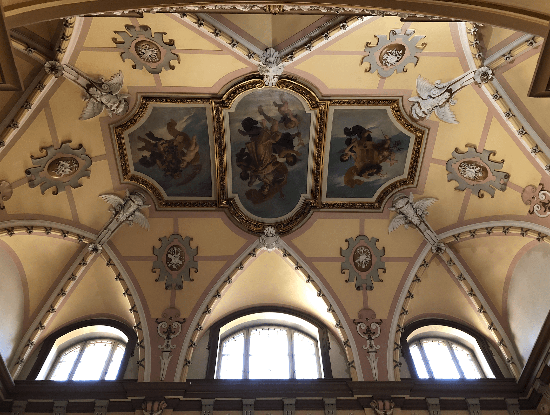 Diseño del ayuntamiento de Liberec (interior)
