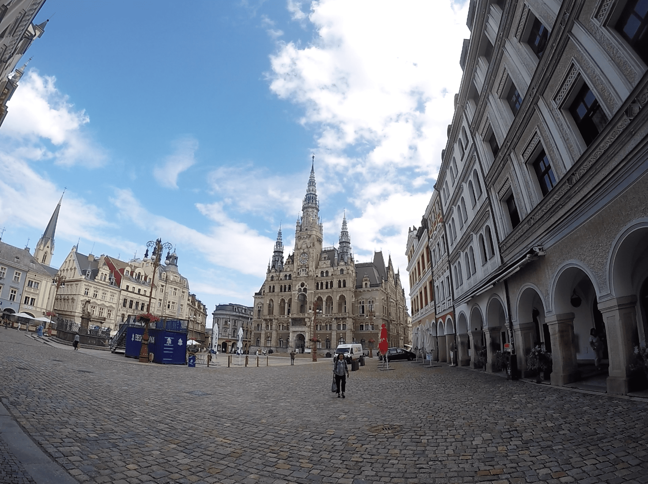 Plaza Dr. Edvard Beneš en Liberec