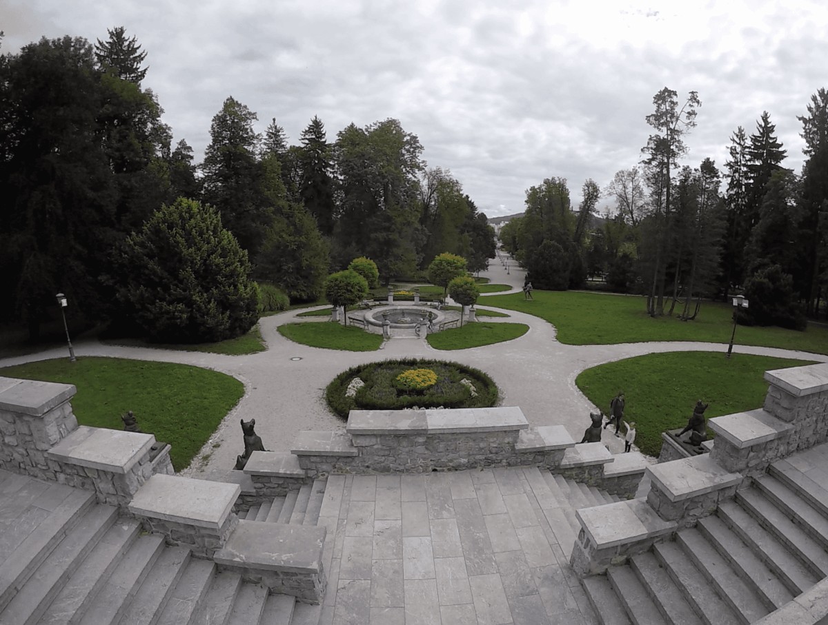 Parque Tivoli en Liubliana