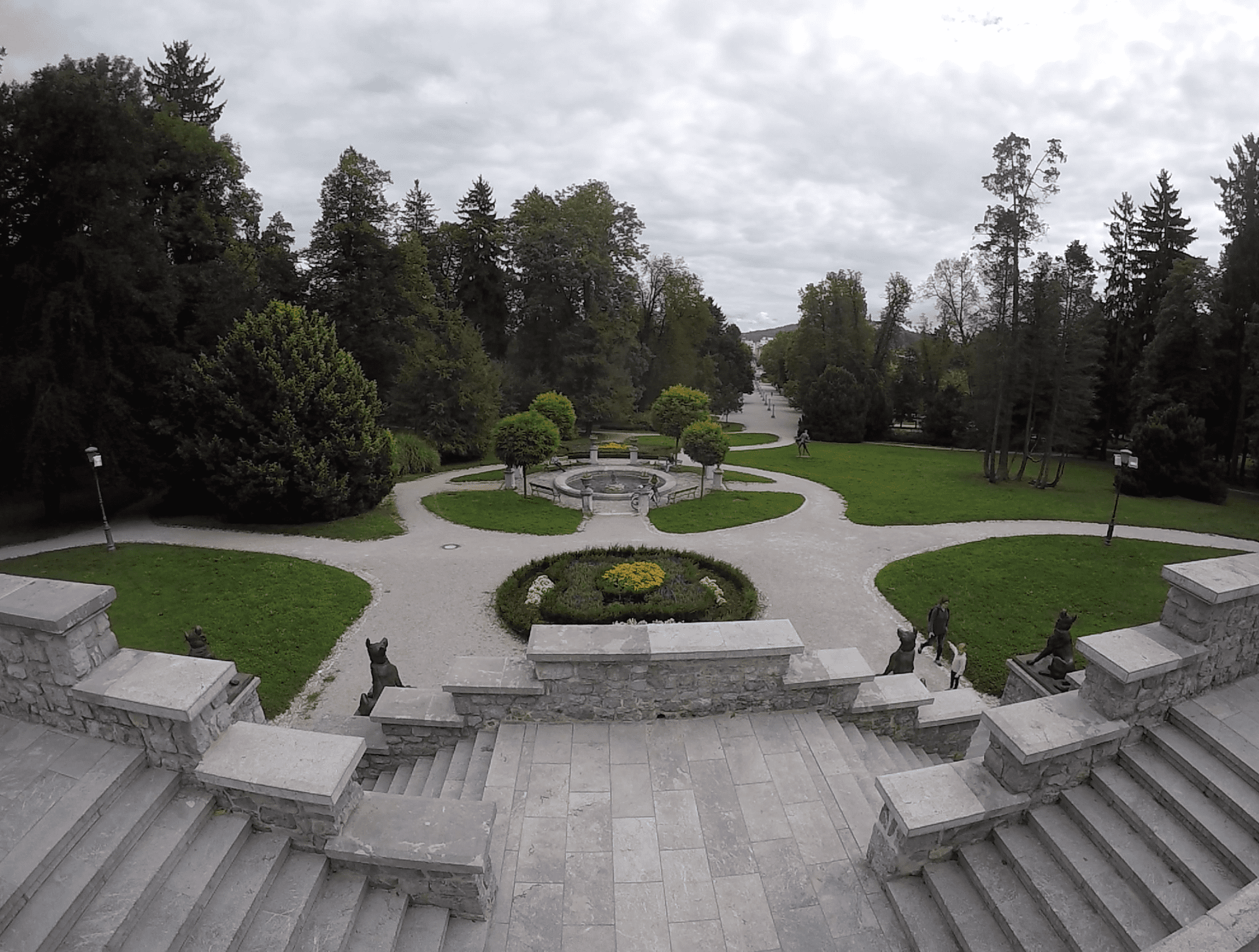 Parque Tivoli en Liubliana
