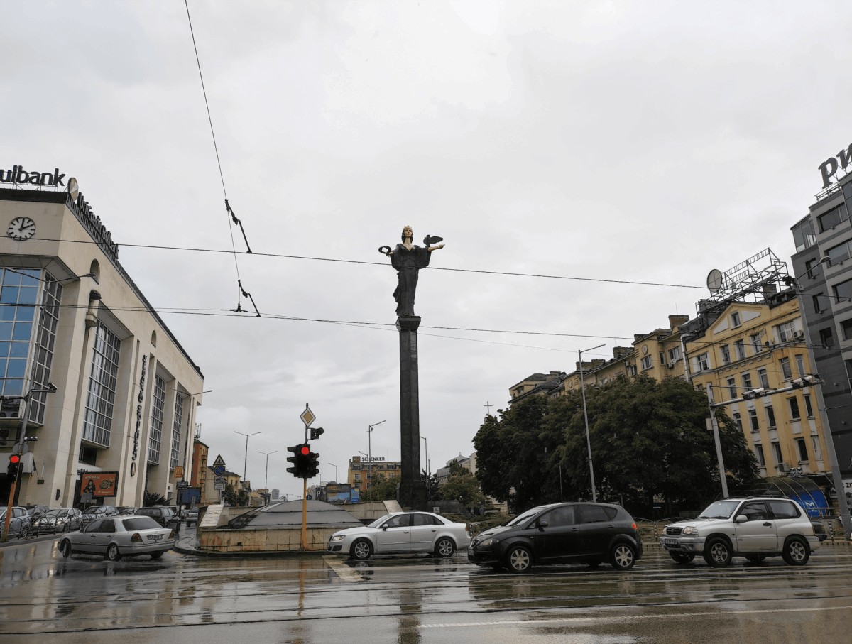 Estatua de Santa Sofía en Bulgaria