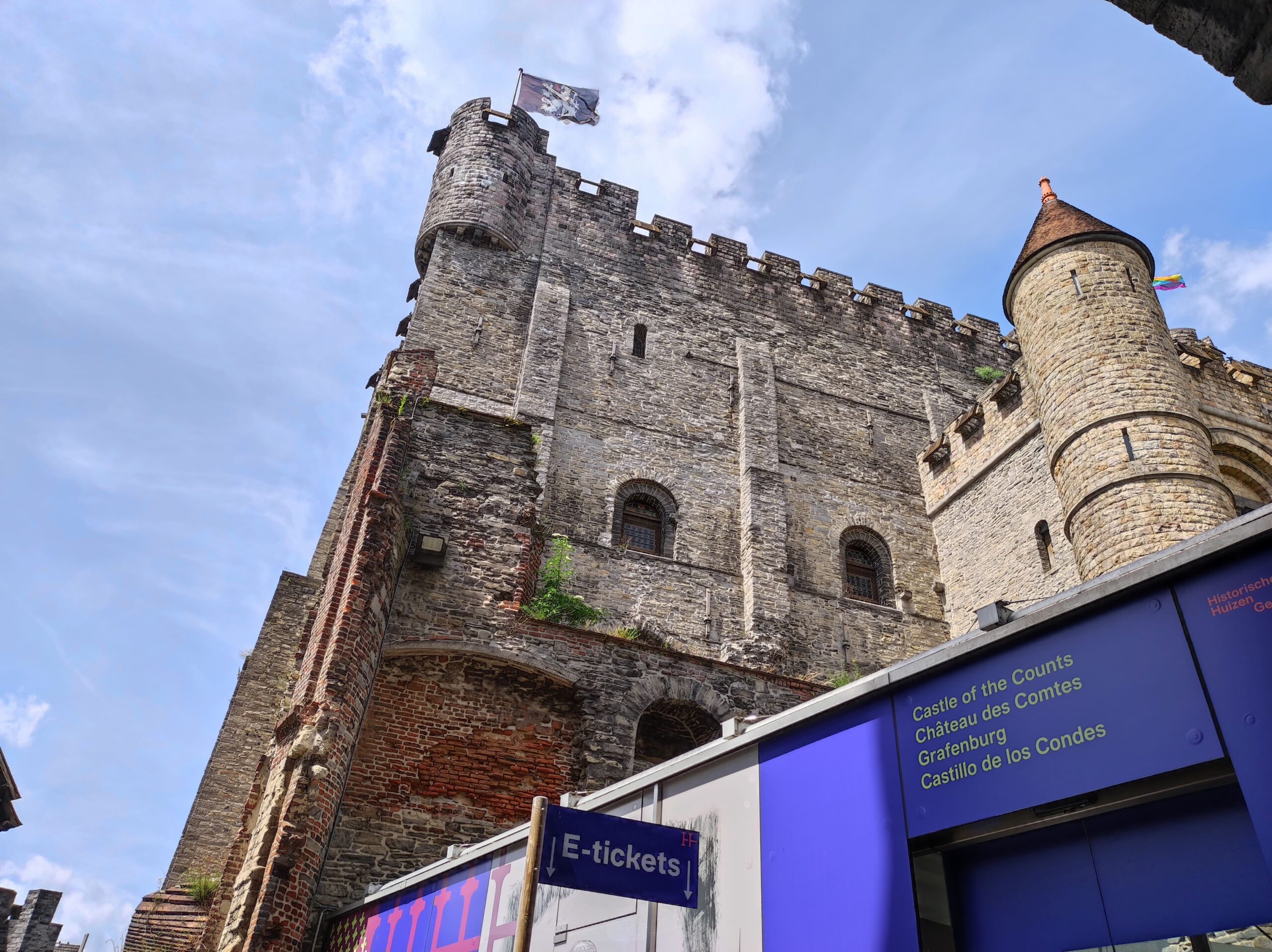 Castillo de los Condes de Flandes en Gante