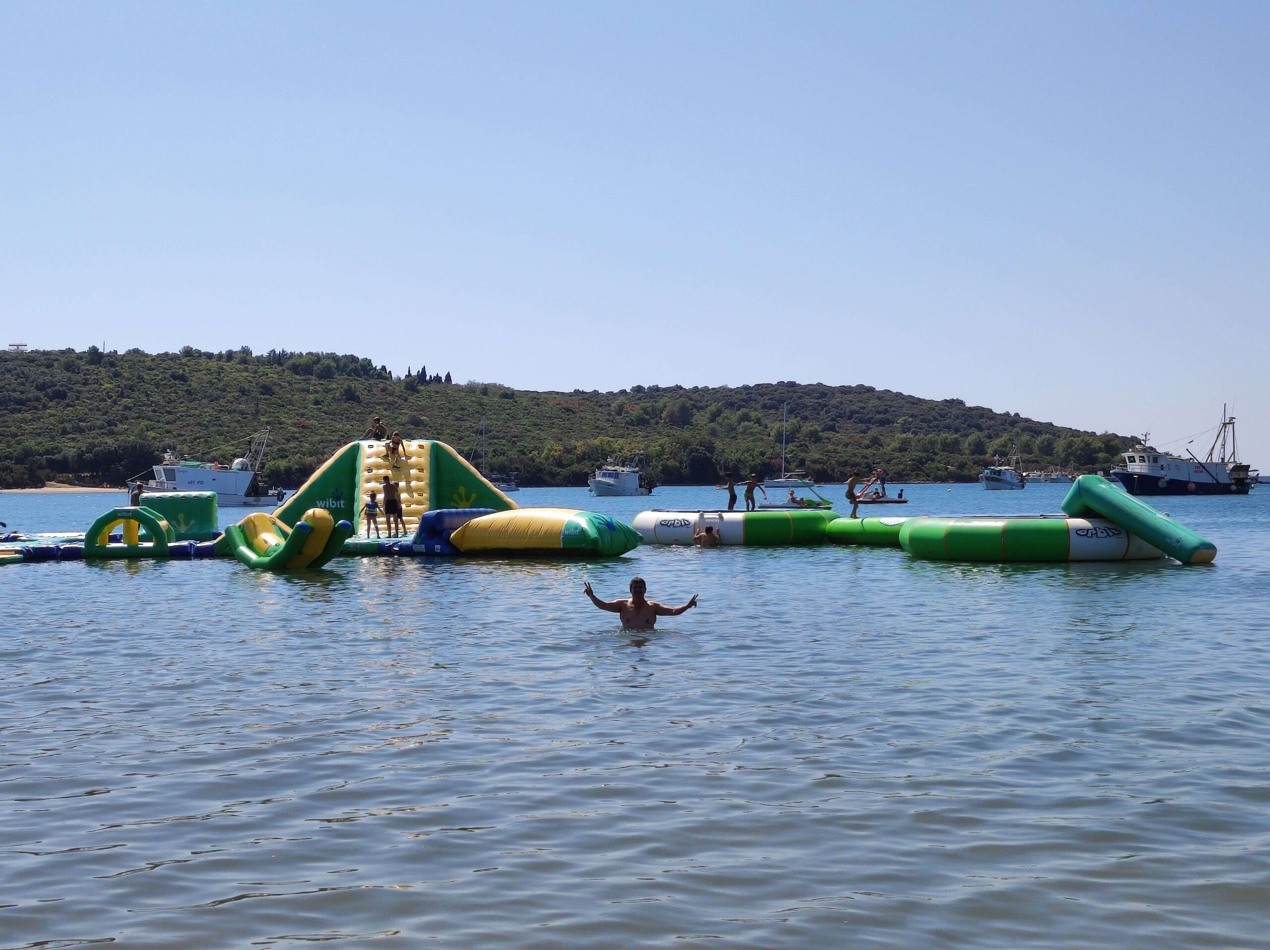 Playa Centinera en el mar Adriático Croacia
