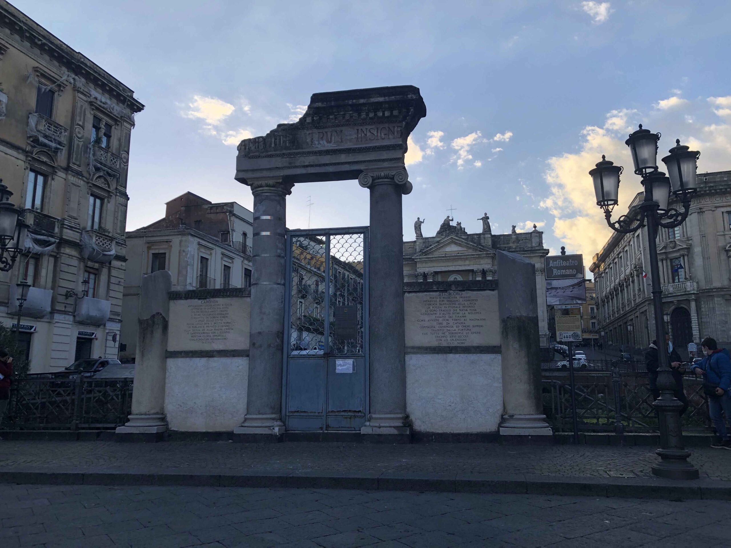 Anfiteatro Romano de Catania, Italia