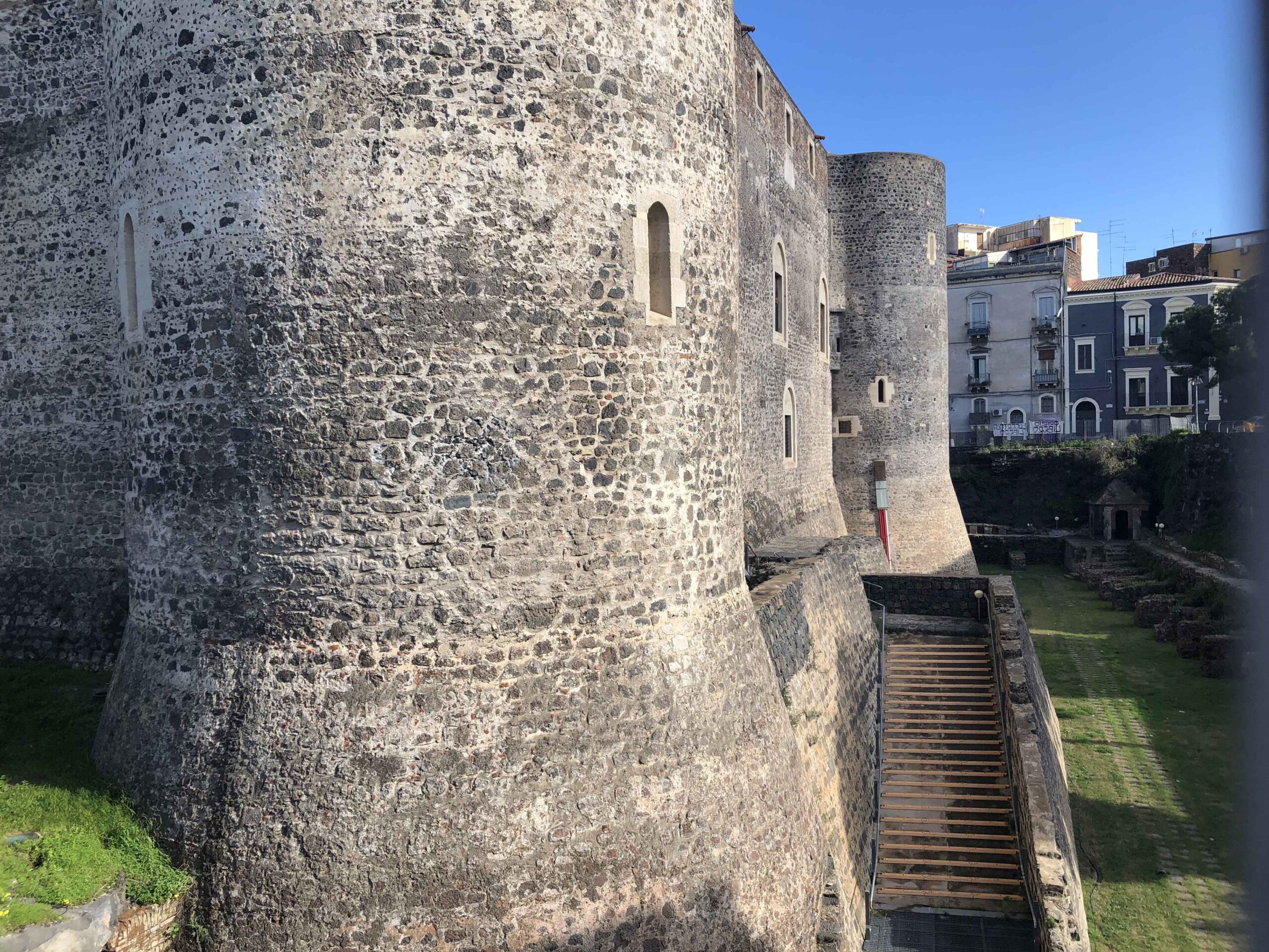 Castillo de Ursino en Sicilia, Italia