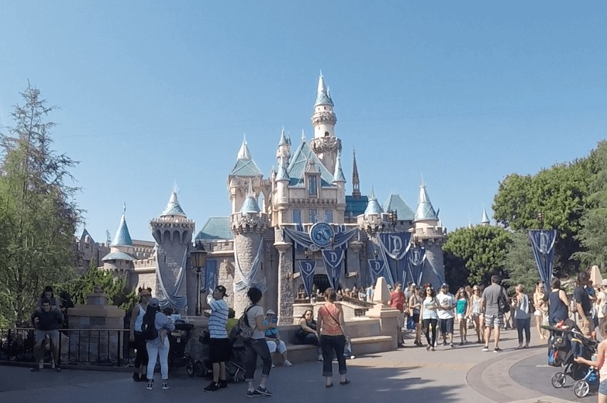Castillo de Disneyland en California, Los Angeles, Estados Unidos