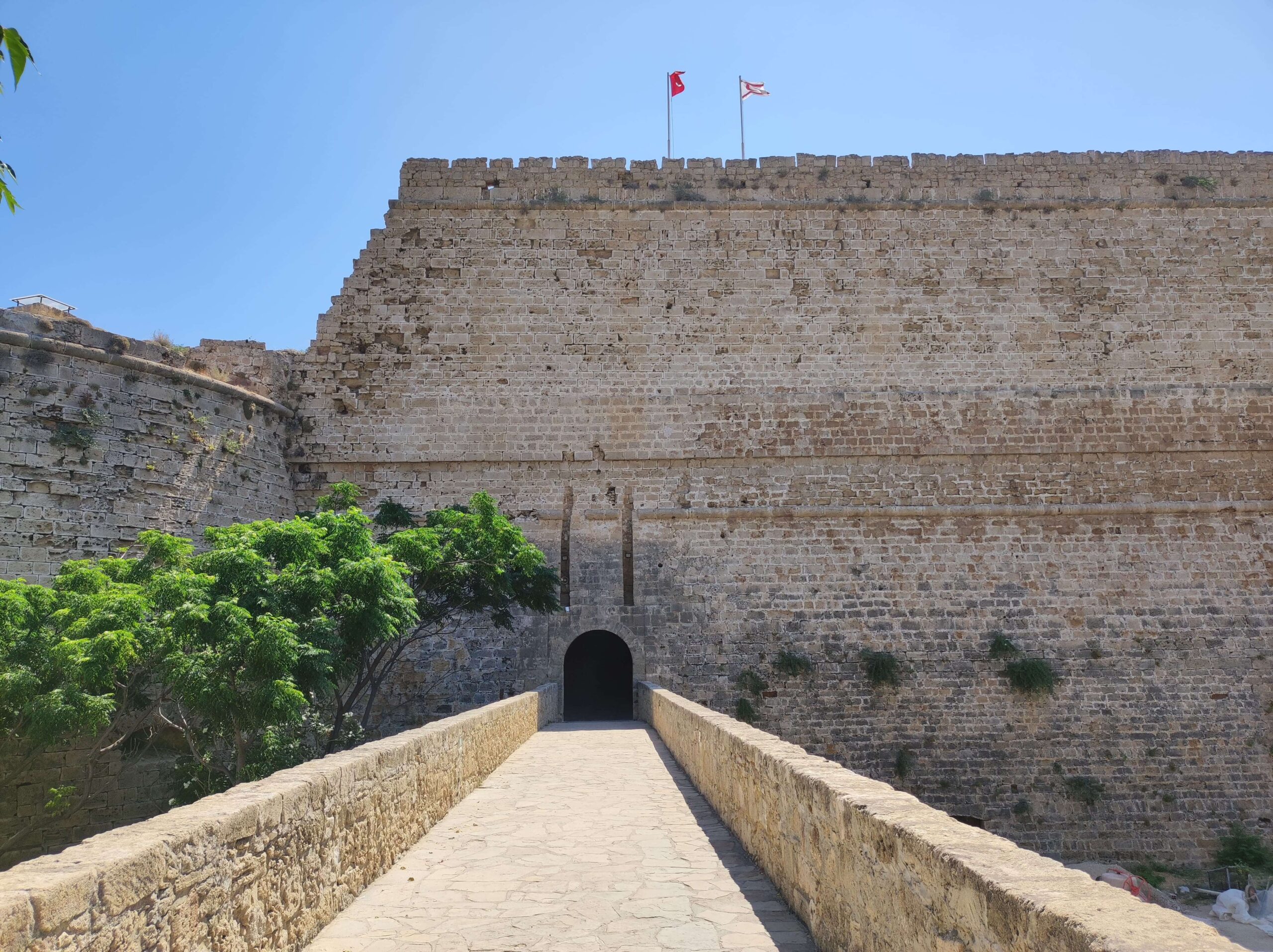 Castillo de Kyrenia (Castillo de Girne) en el Norte de Chipre
