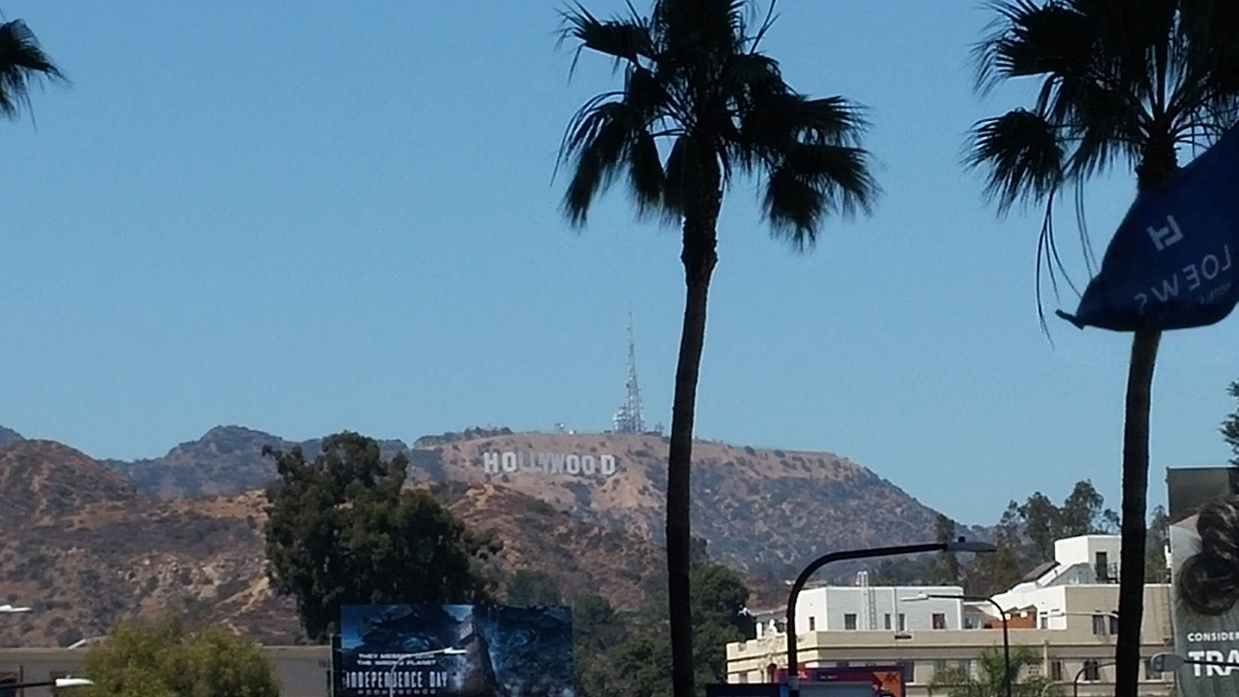 Letras de Hollywood en Los Ángeles