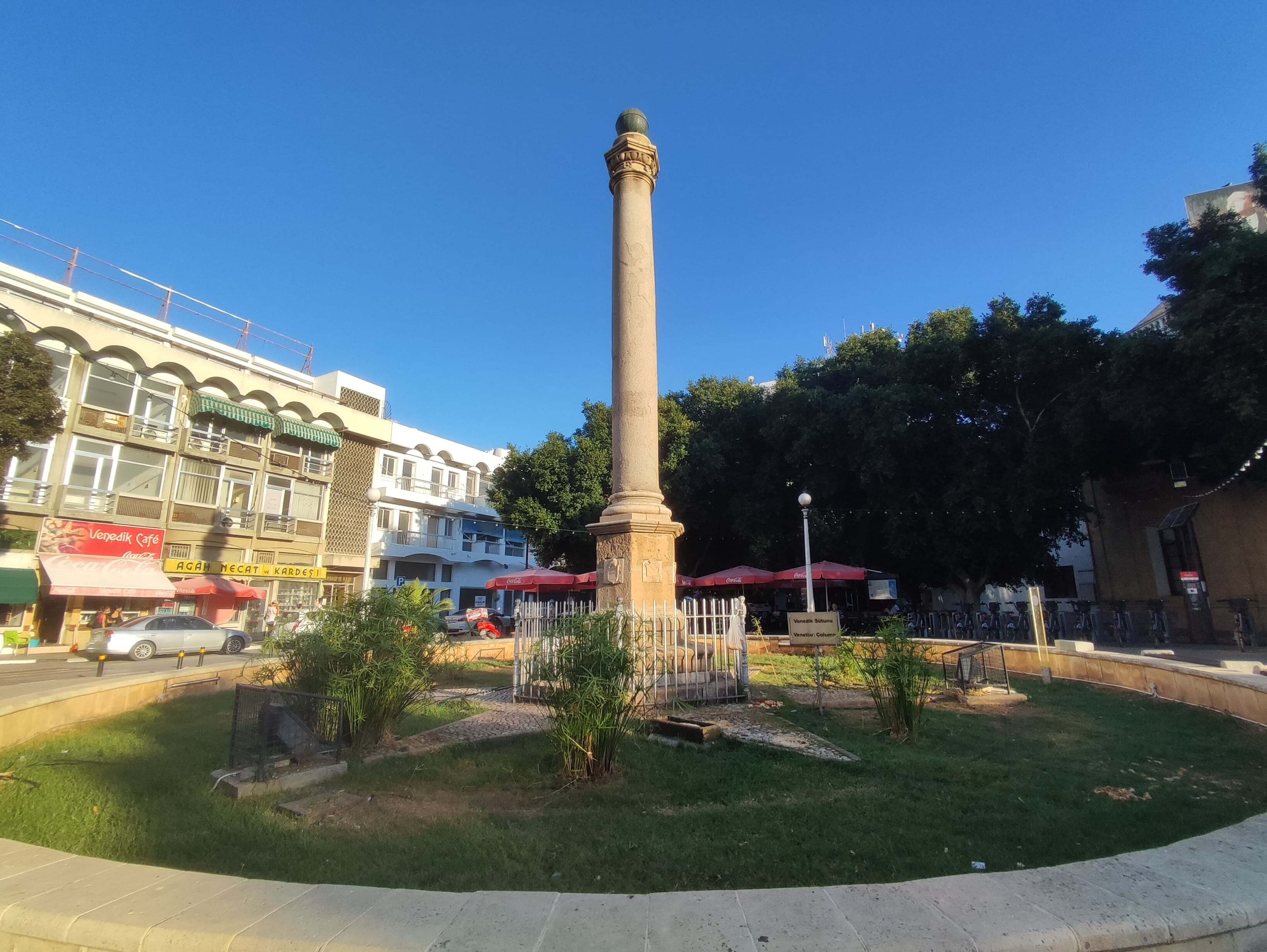Columna Veneciana en Lefkosa en el Norte de Chipre