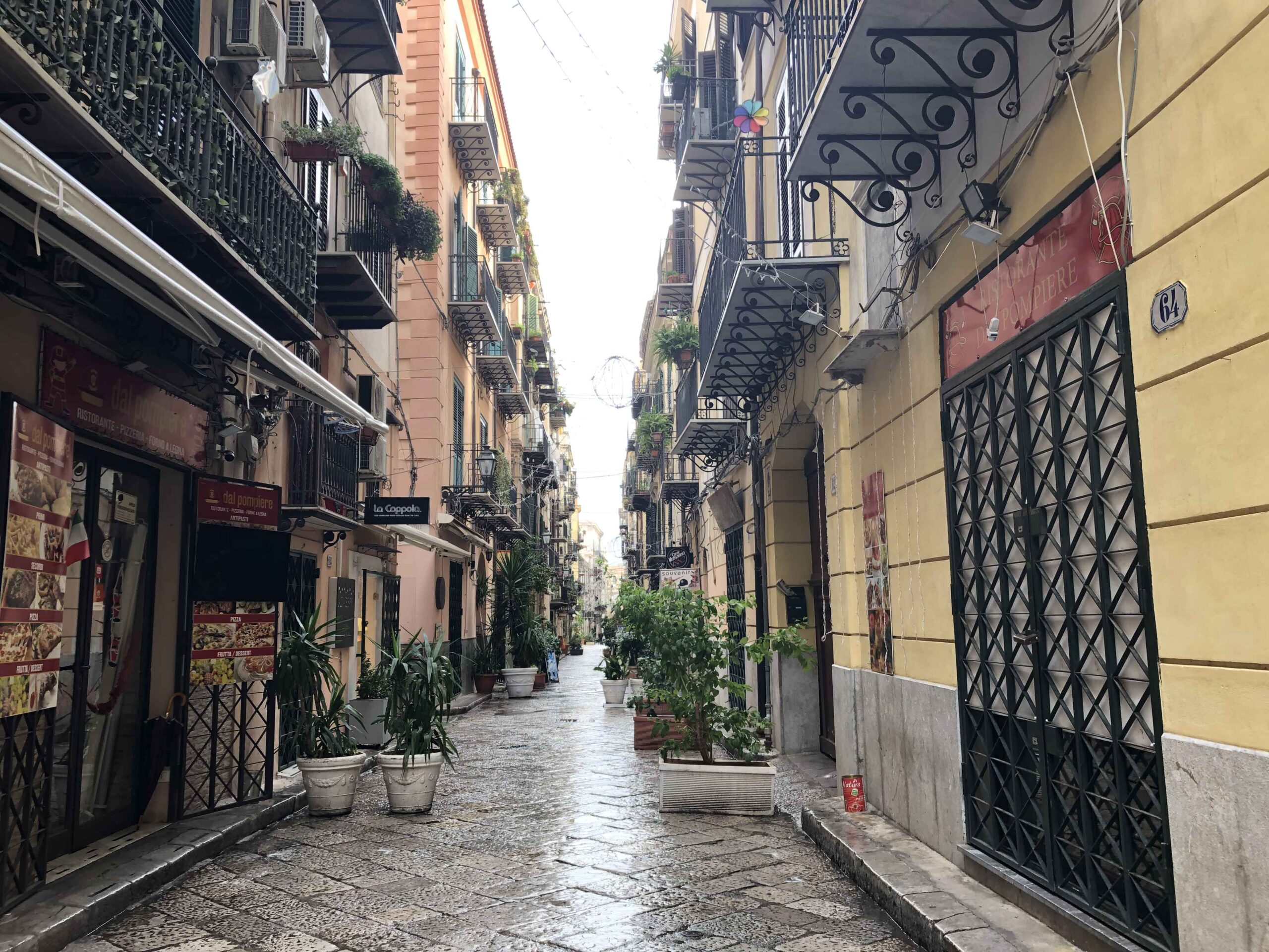 Casco Antiguo de la Ciudad de Palermo en Italia