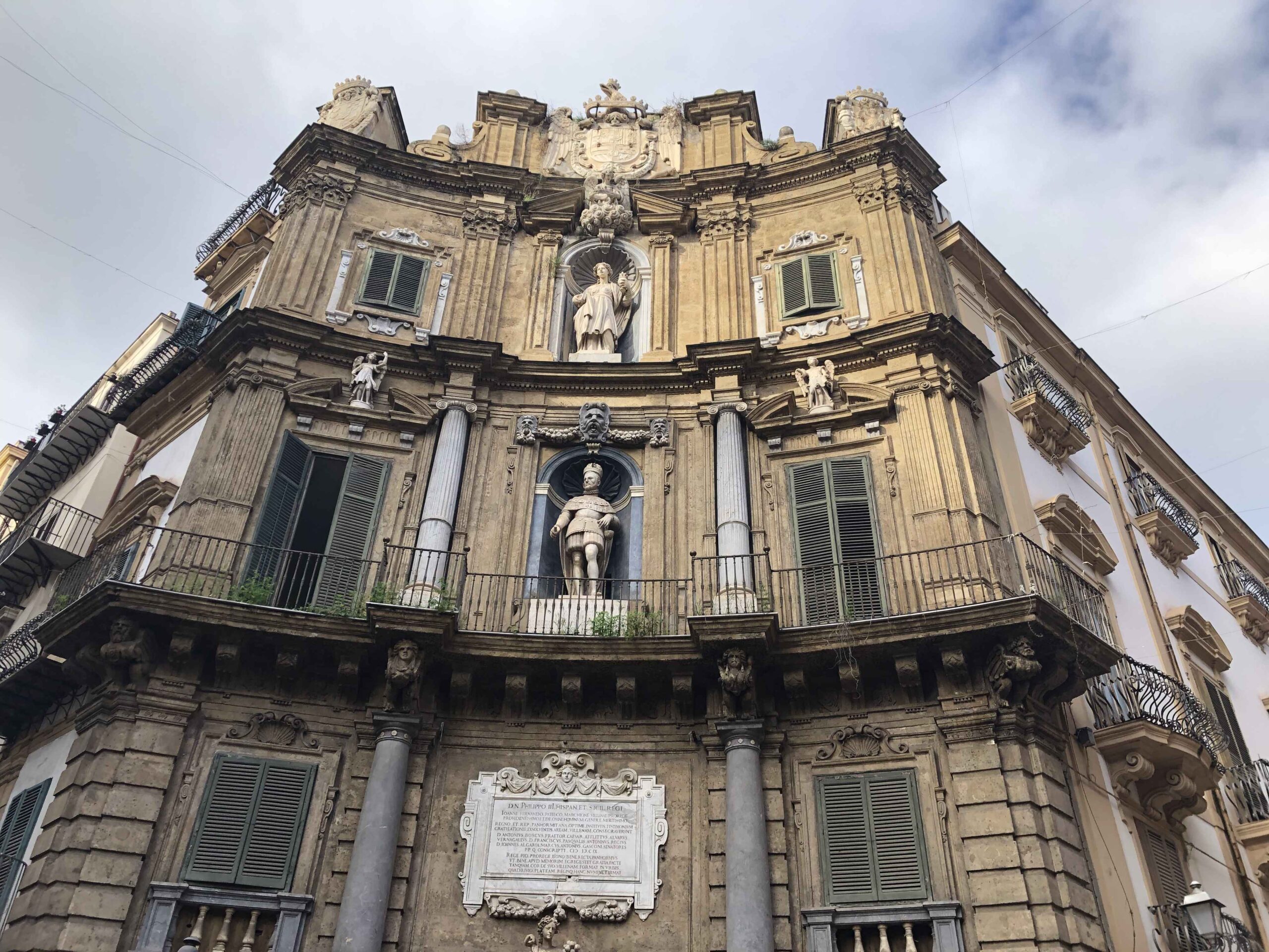 Quattro Canti en Sicilia, Italia