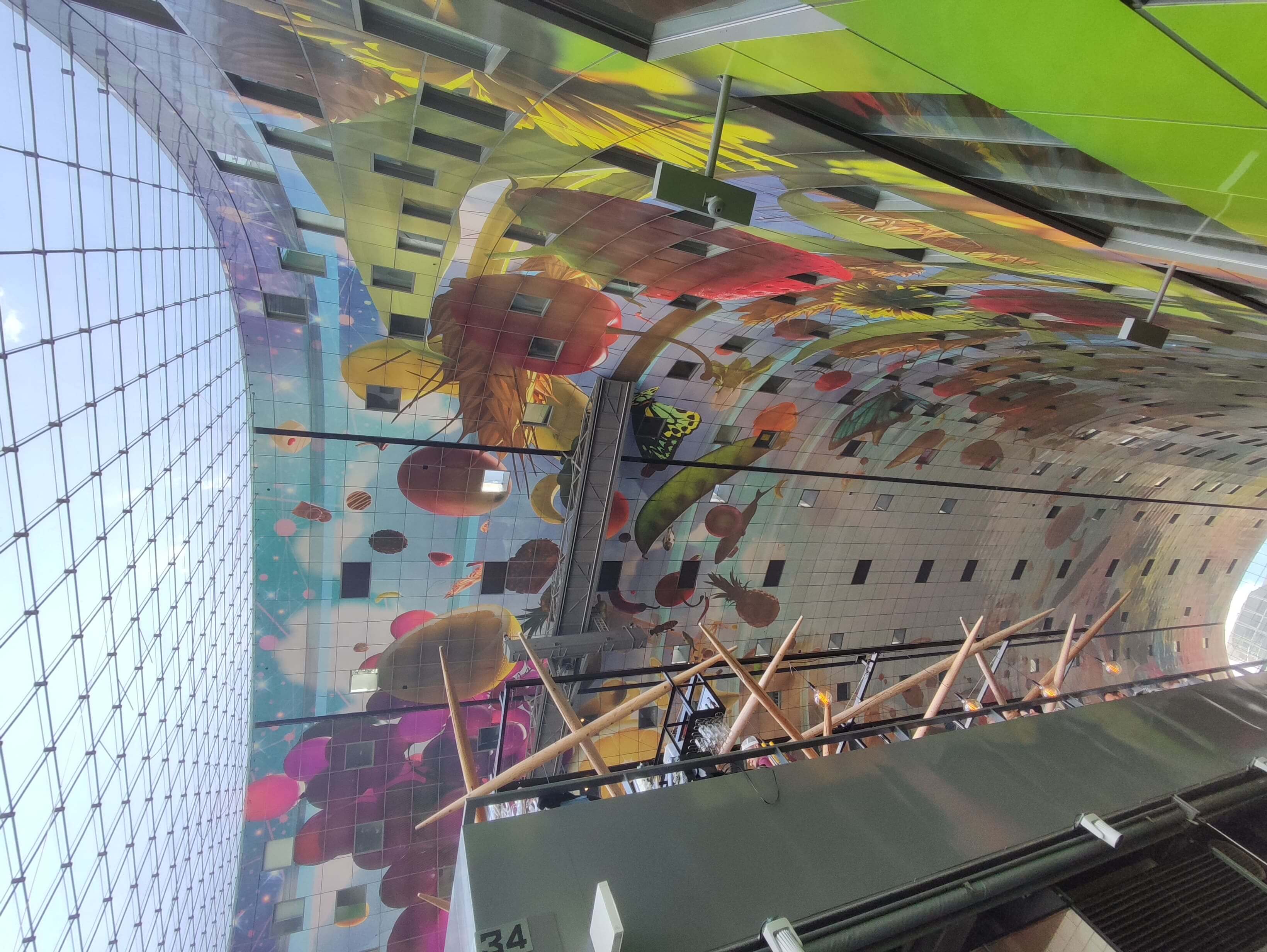 Mercado de Markthal en Rotterdam