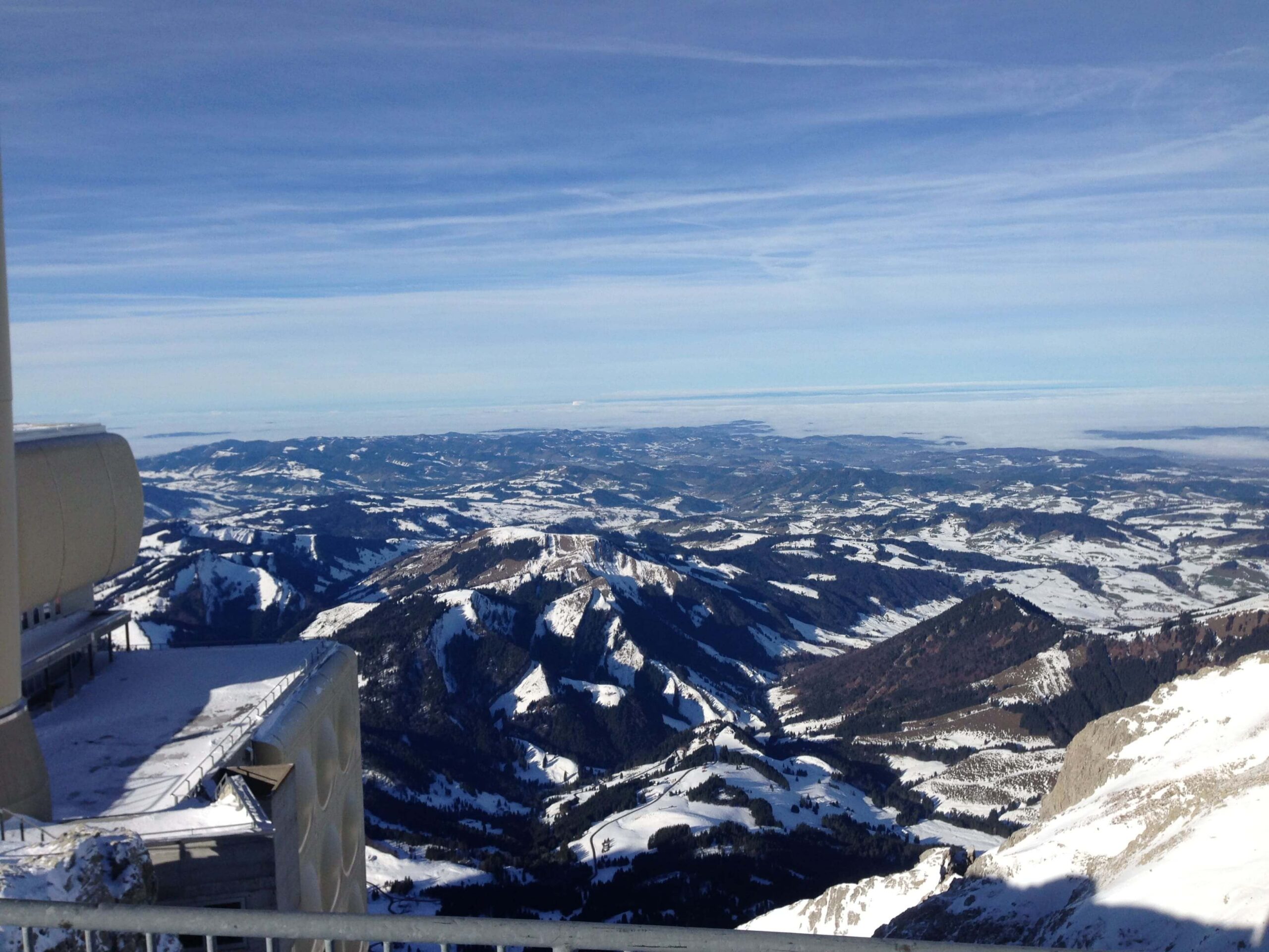 Actividades al visitar al Monte Santis en Invierno