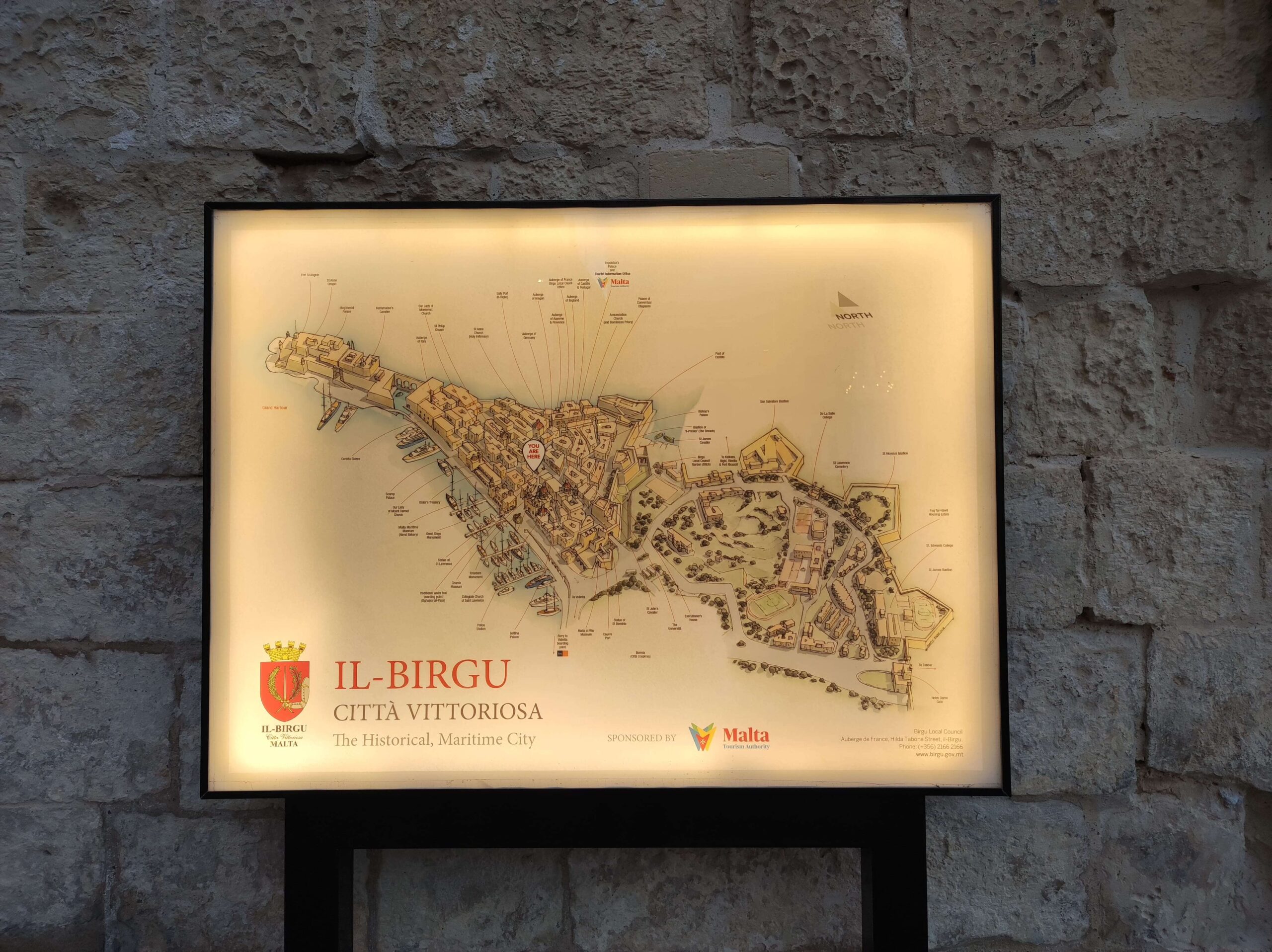 Birgu (Vittoriosa) en Malta
