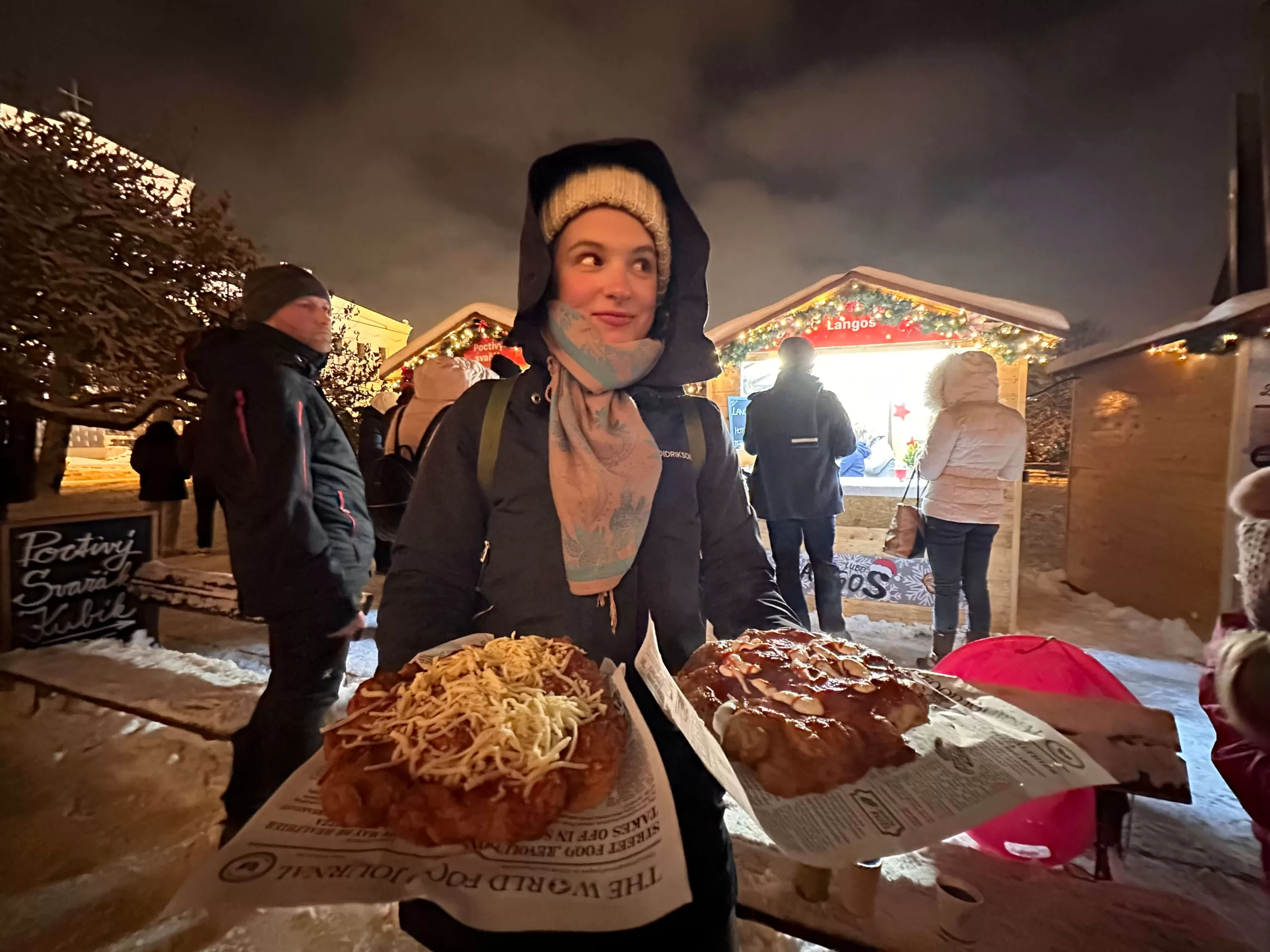 Visitando los mercados navideños en Praga