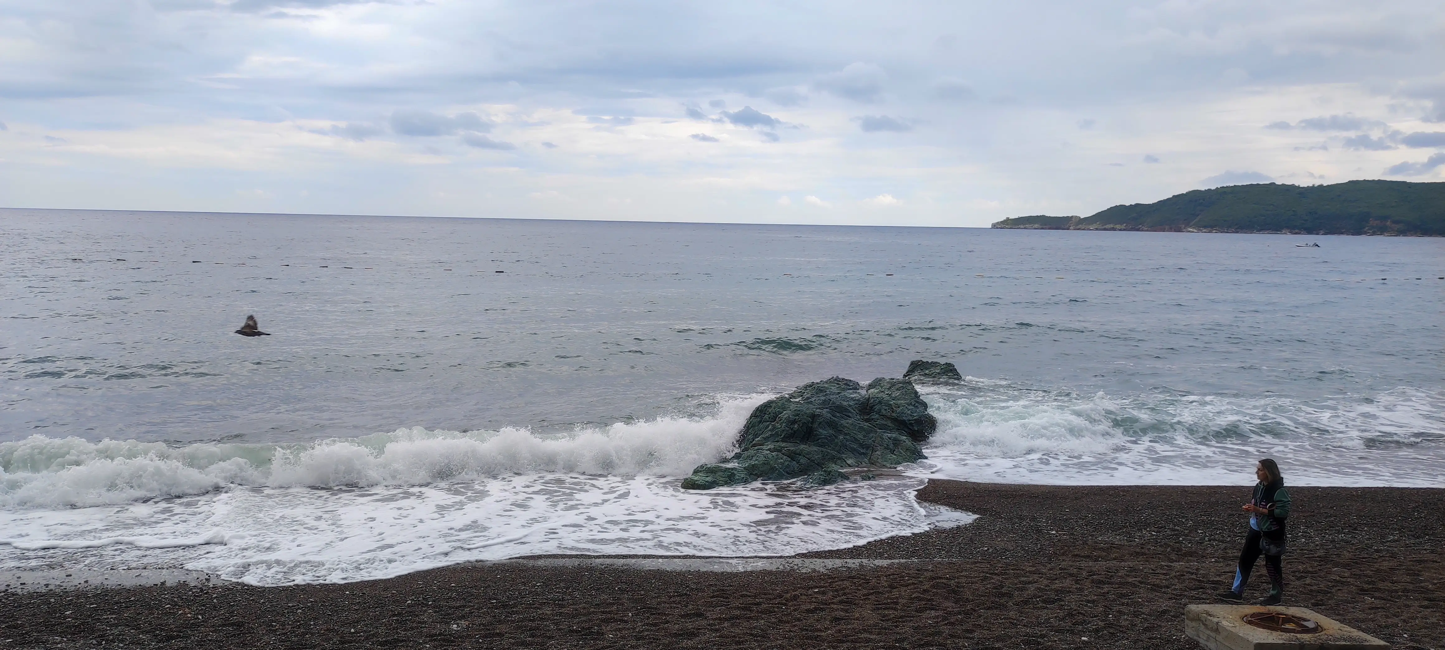 Playa en Bečići y Rafailovići en Montenegro