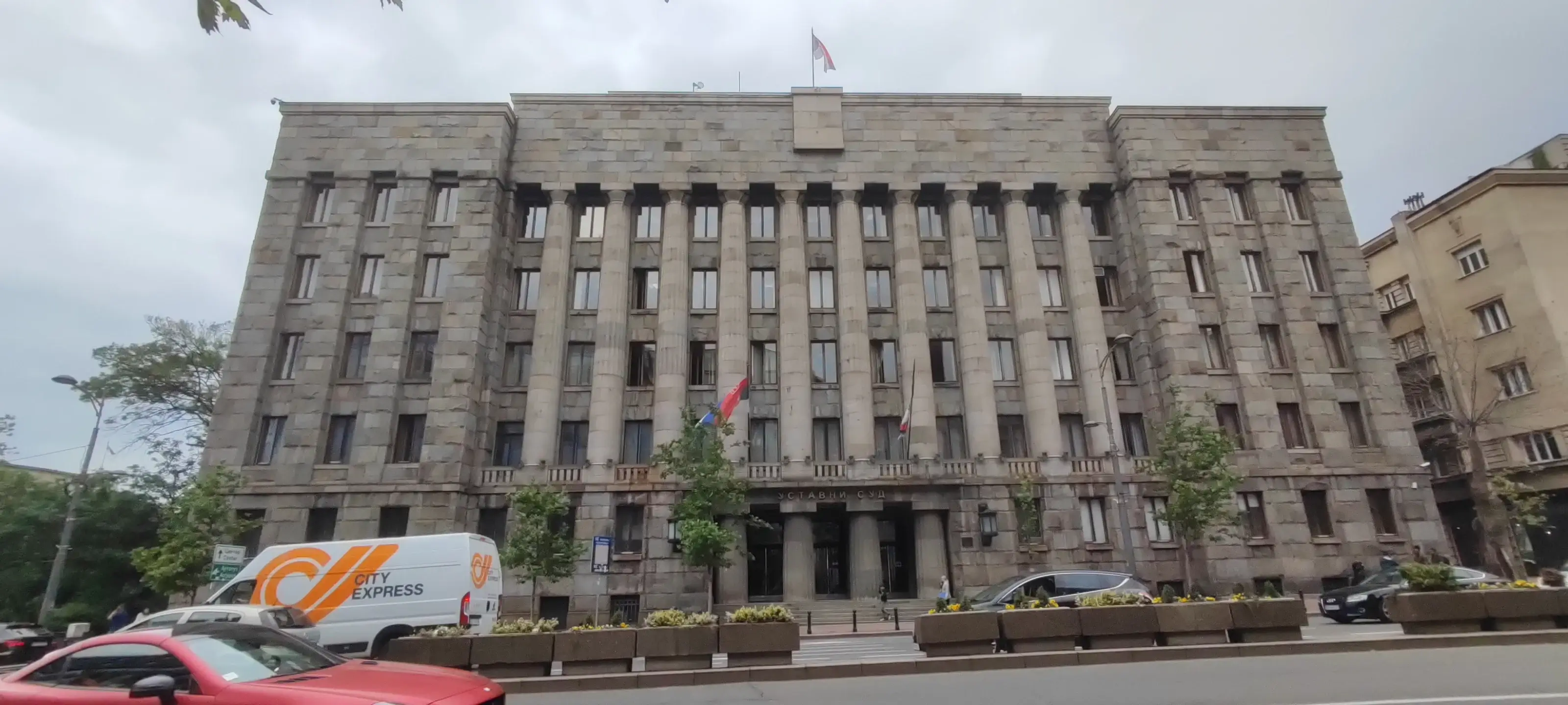 Edificios comunistas en la capital de Serbia