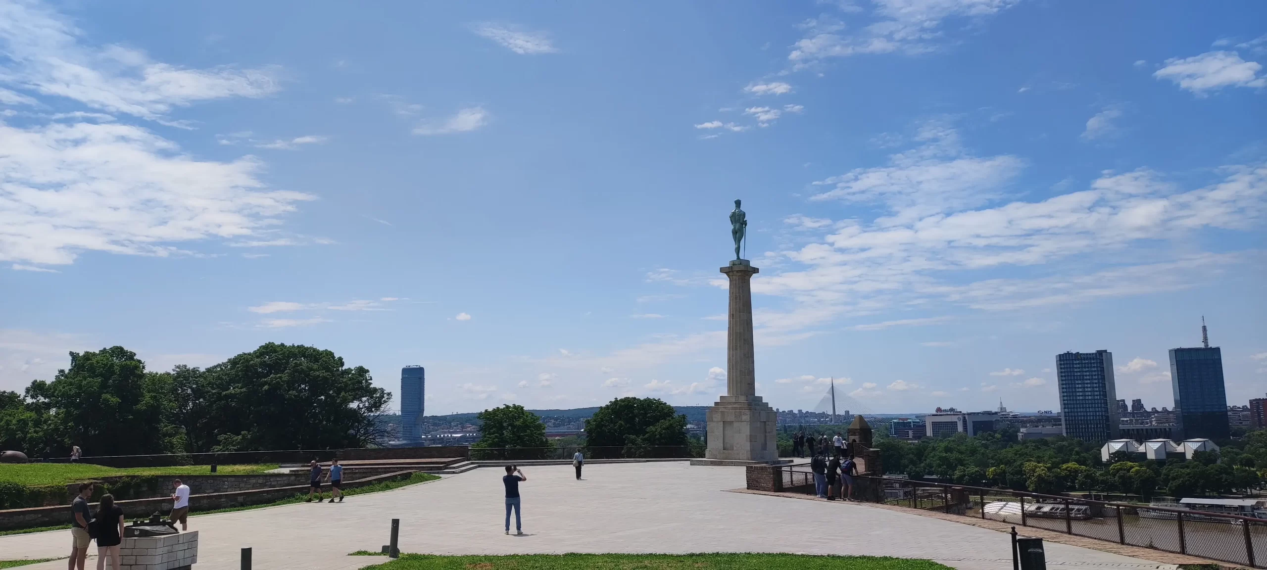 Vistas desde la Fortaleza de Belgrado