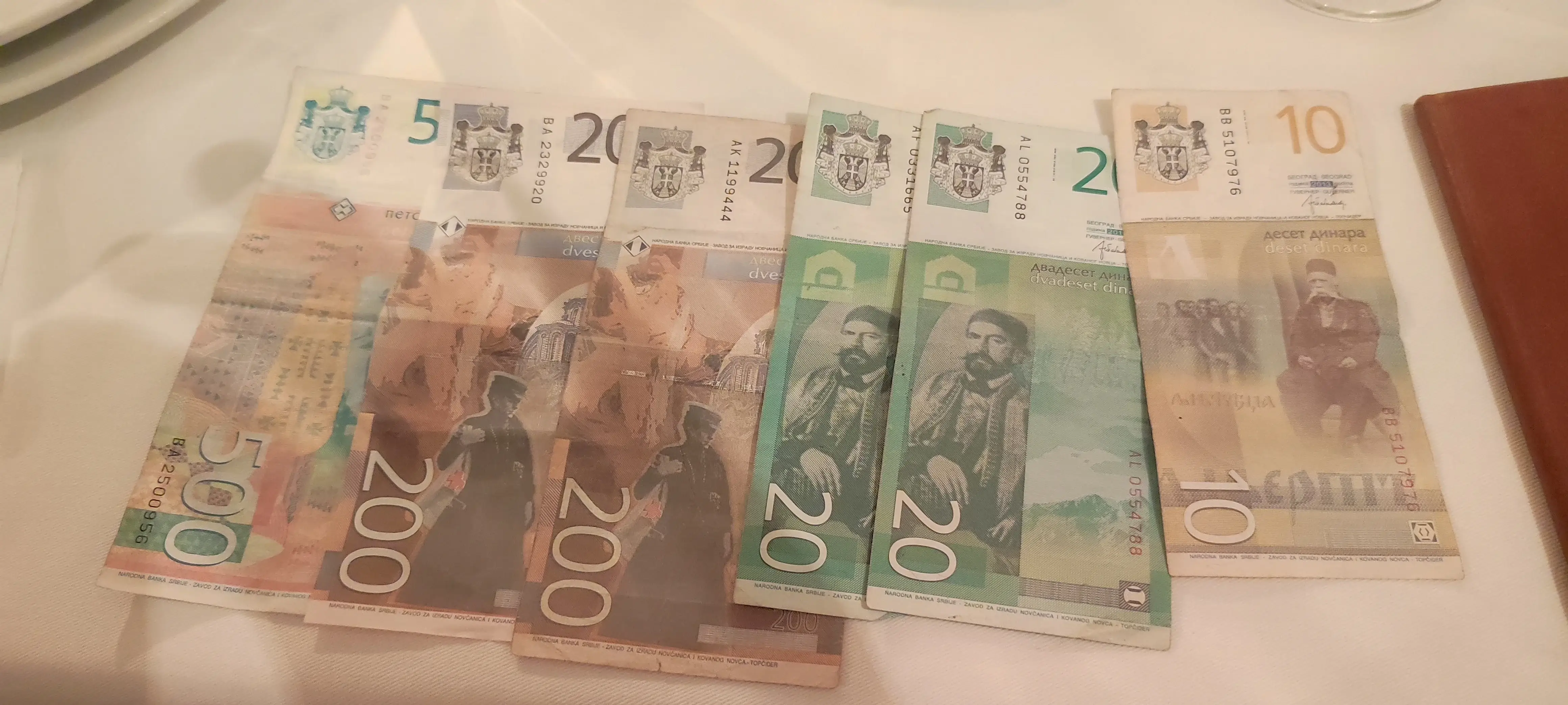 Moneda en Serbia