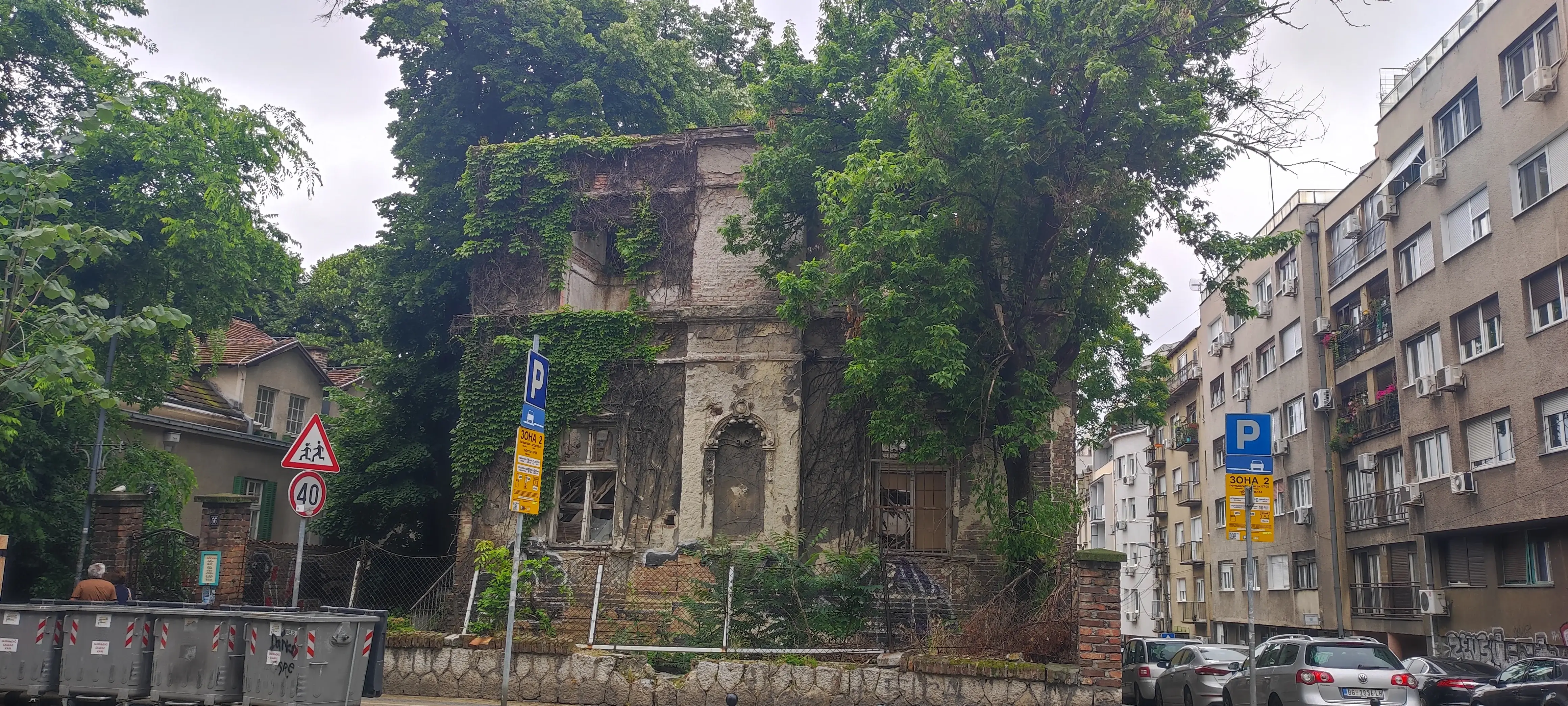 Edificios dañados por Belgrado