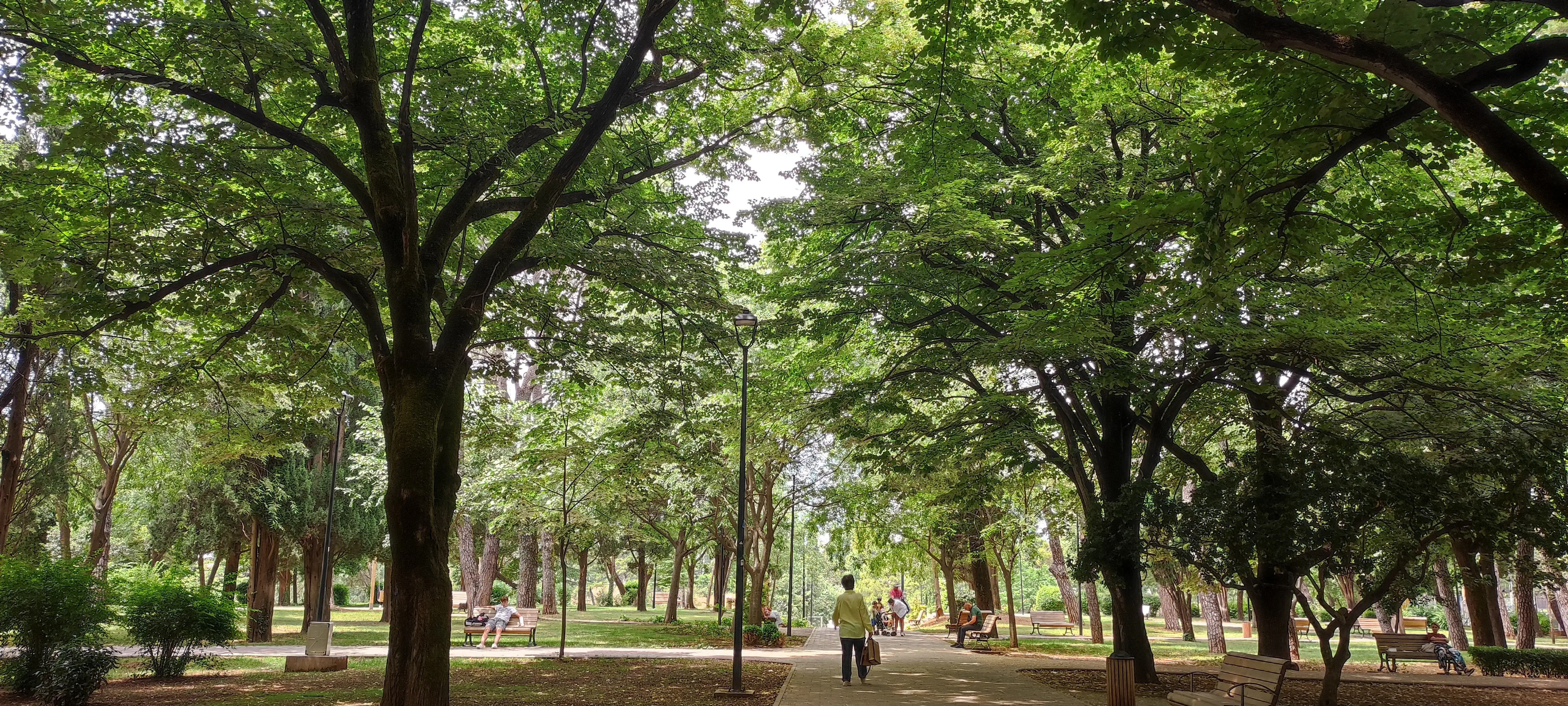Parque en el centro de la ciudad