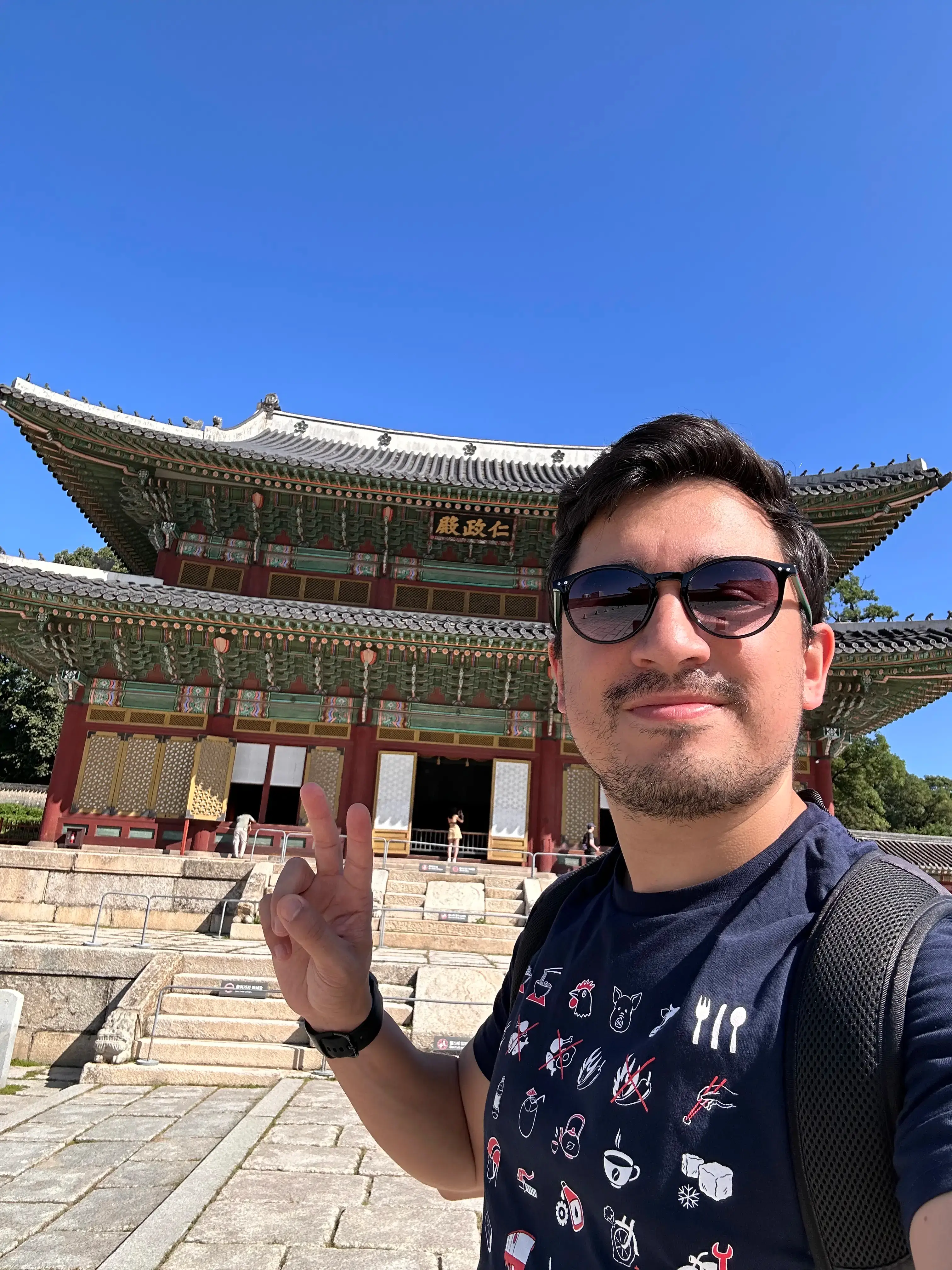 Frente al Palacio Changdeokgung