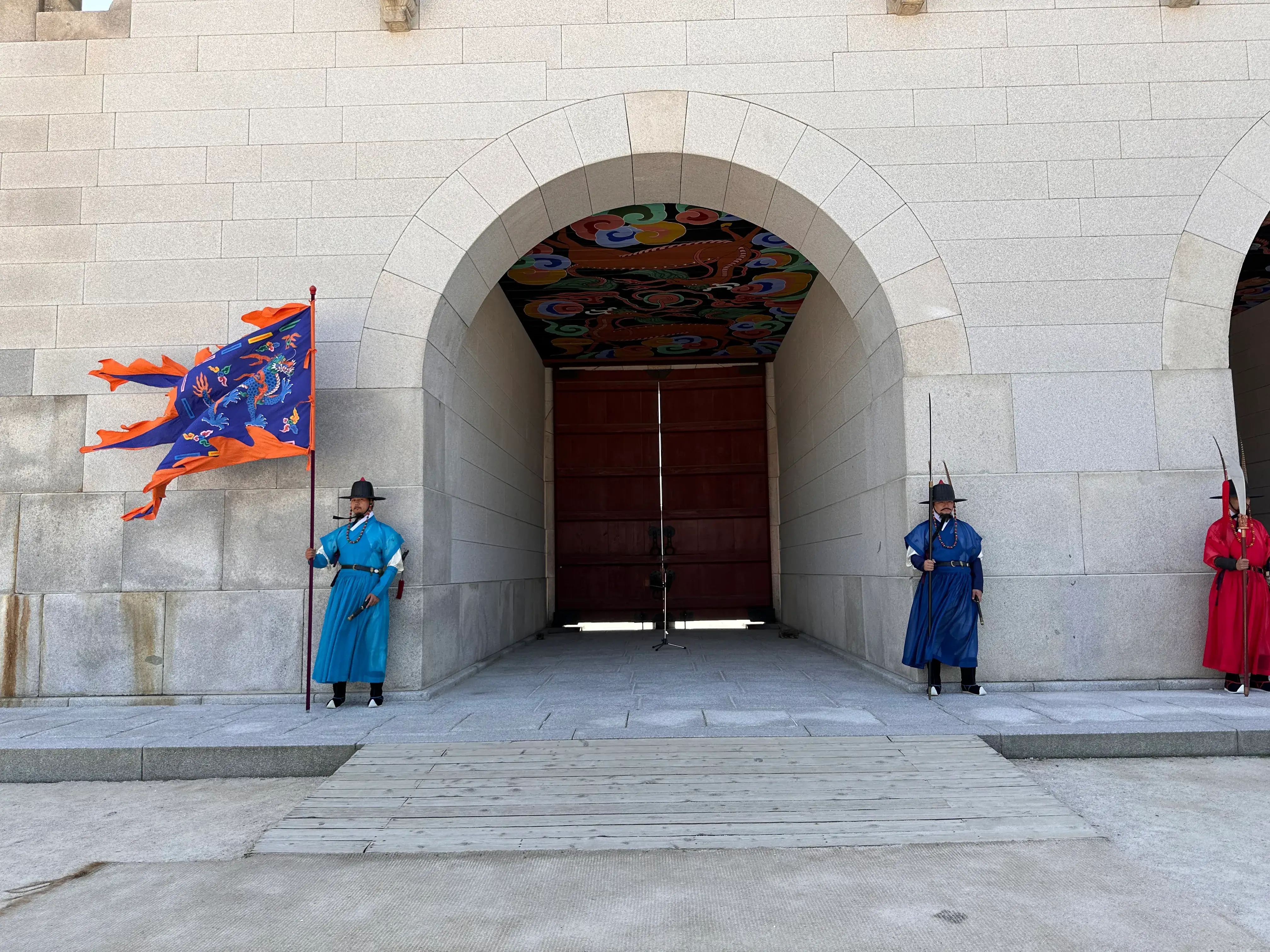 Guardias en el Palacio Gyeongbokgung