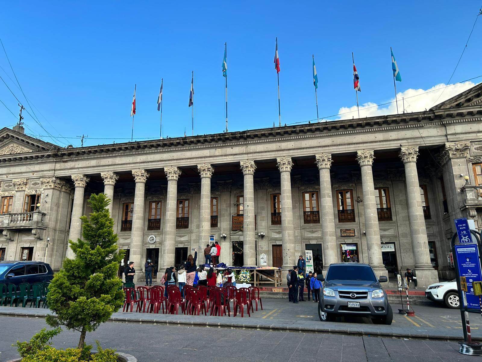 Fachada del Palacio de Xela