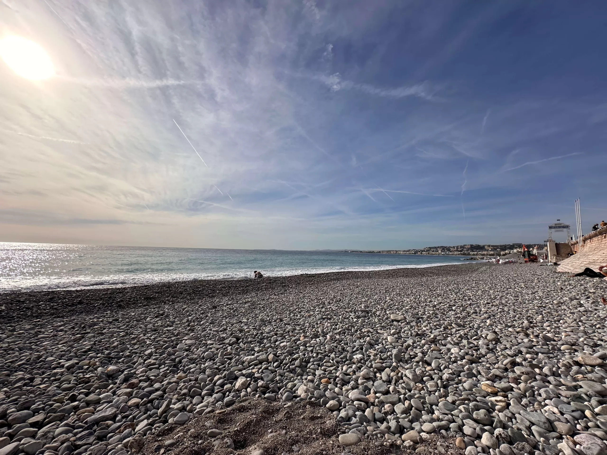 Playa pública en Niza