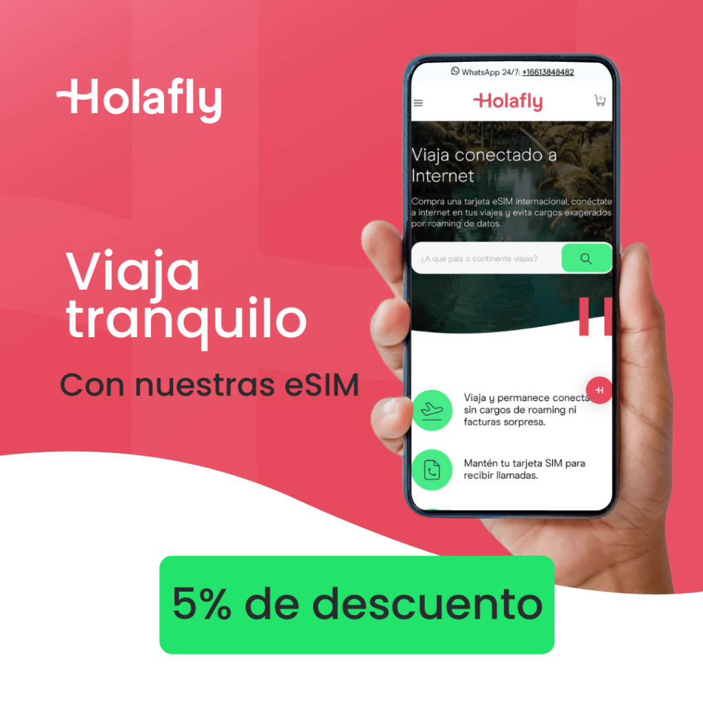 eSIM Holafly para viajar tranquilo