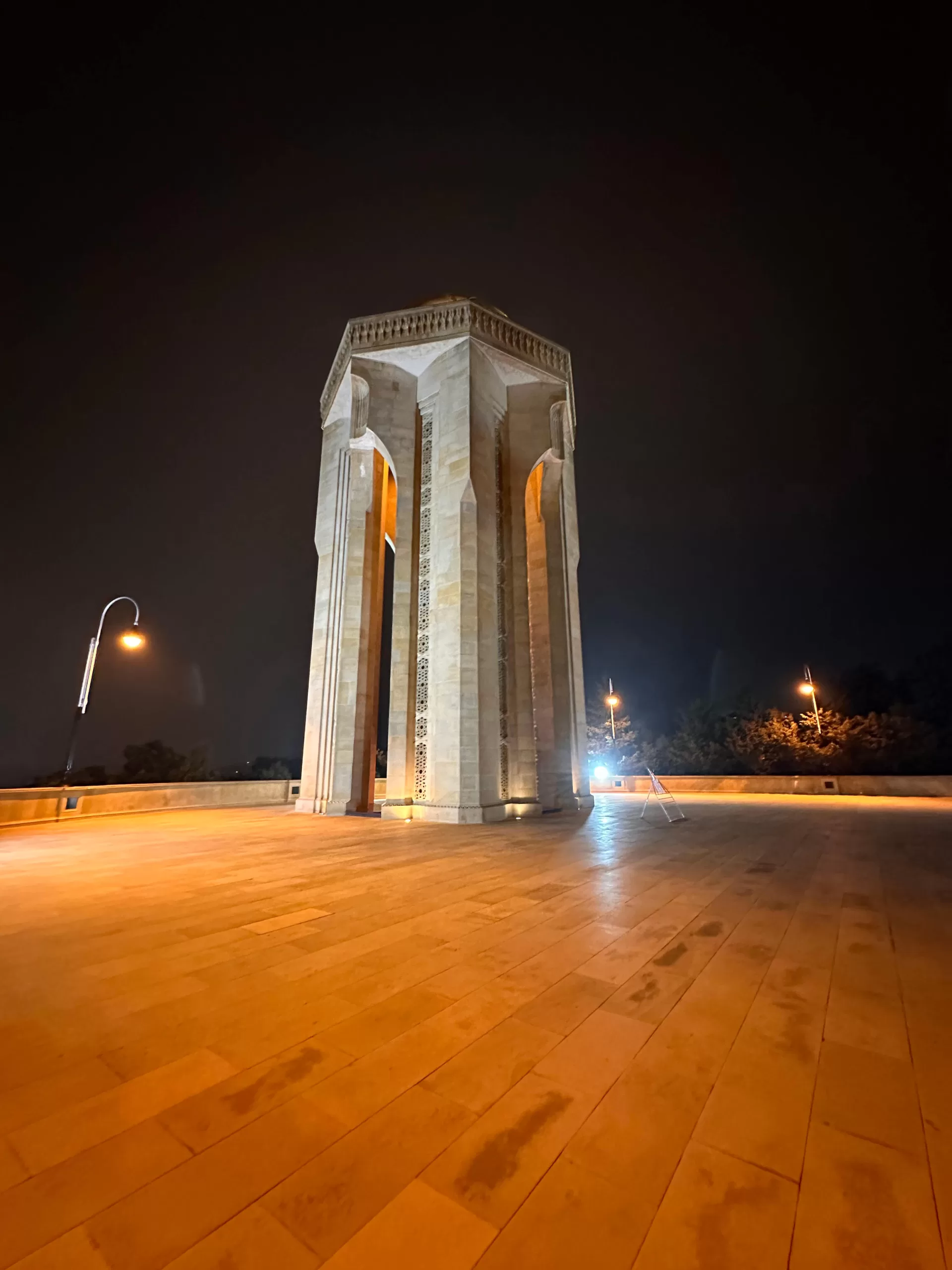Monumento Shahidlar en Azerbaiyán