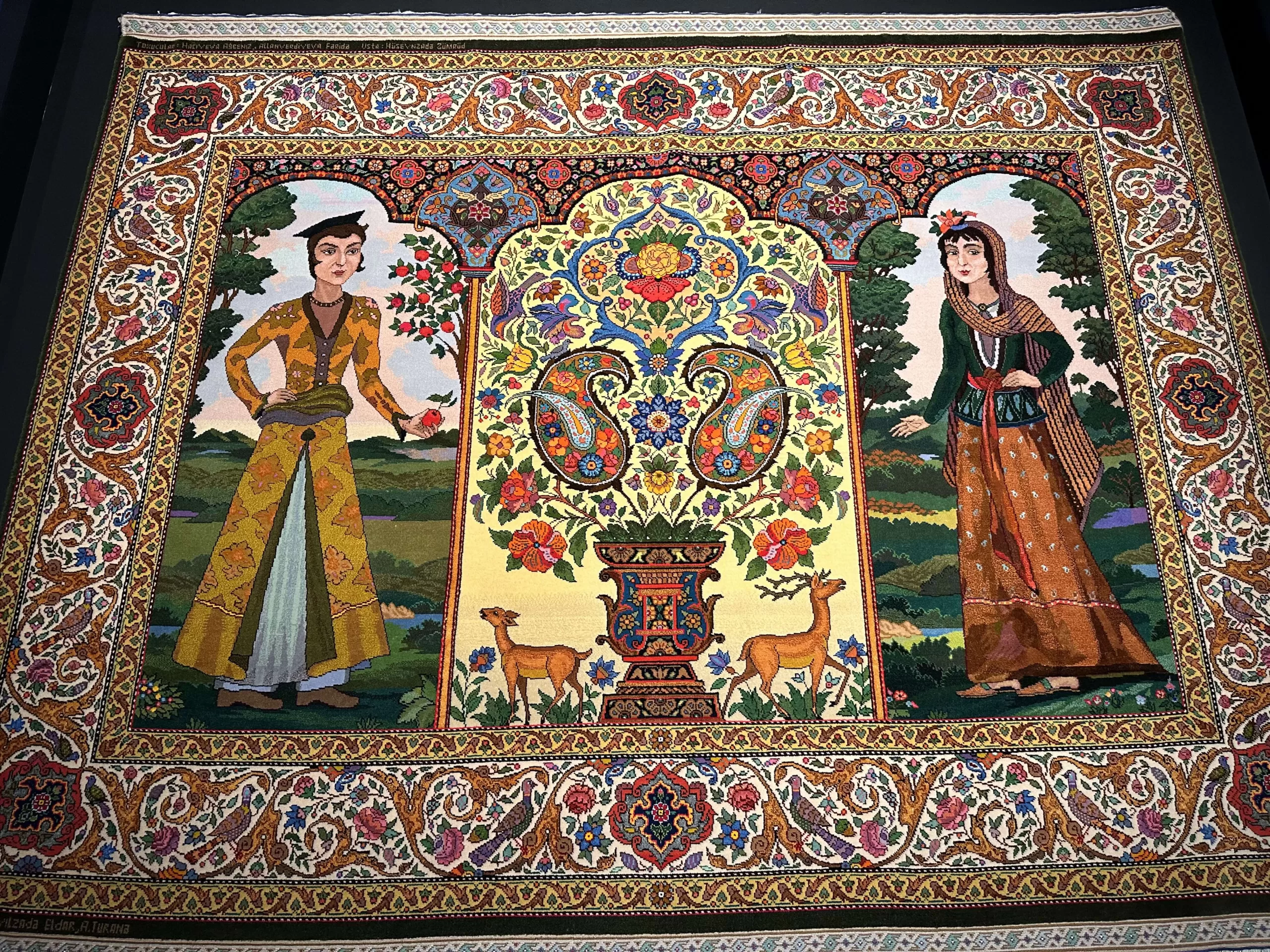 Alfombras en Bakú en Azerbaiyán
