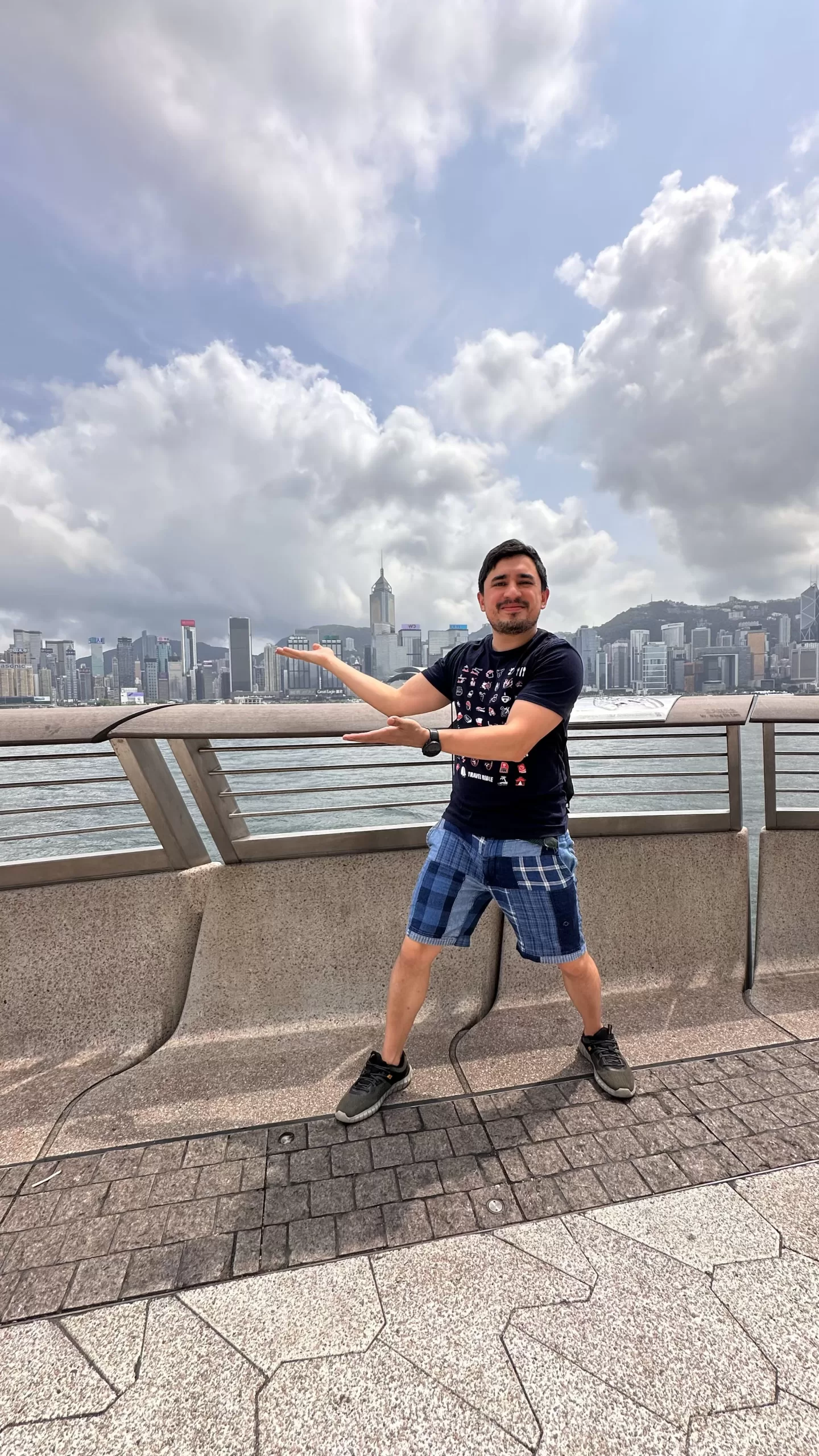 Skyline de Victoria Harbour en Hong Kong