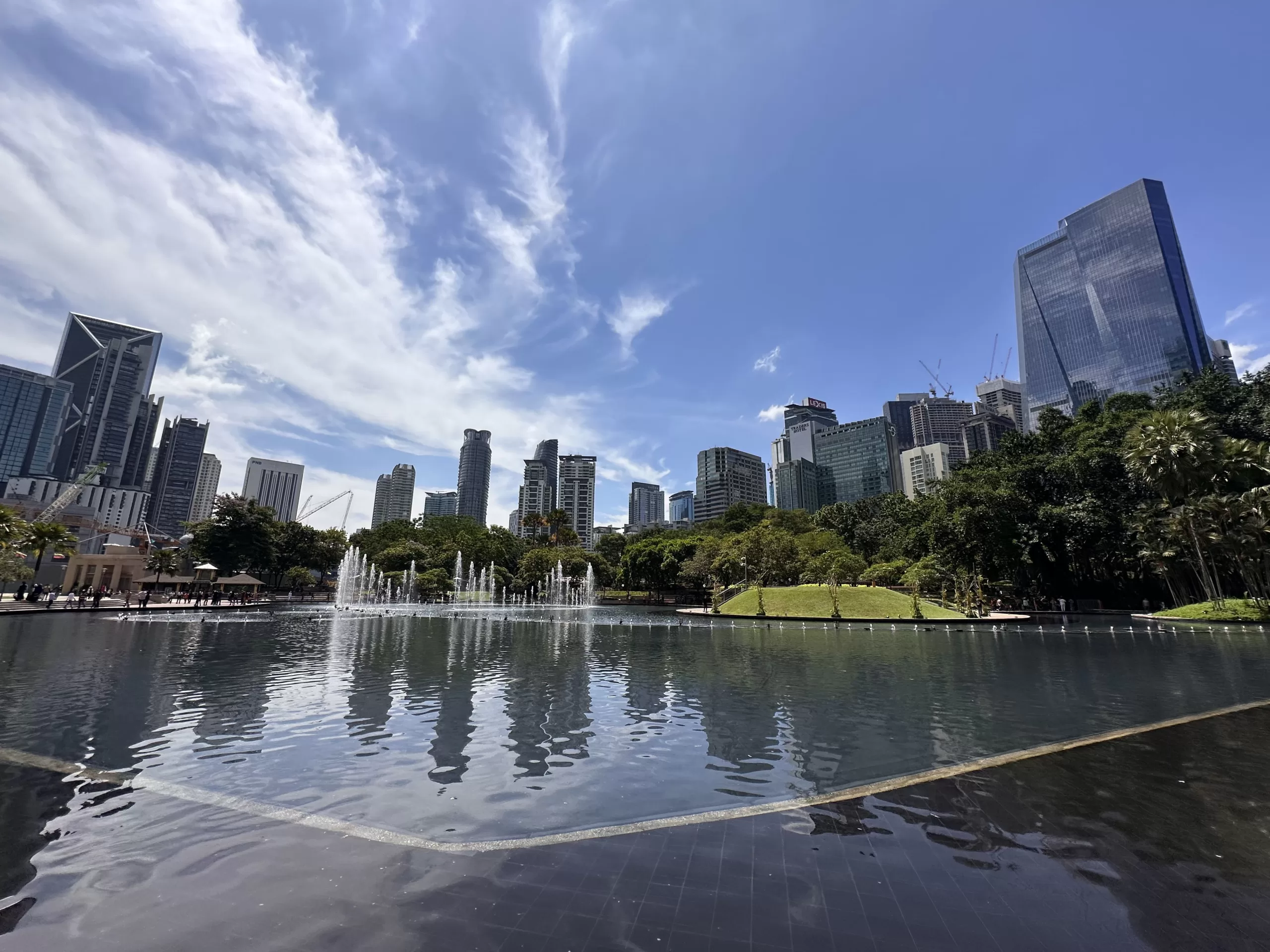 Parque KLCC en Kuala Lumpur en Malasia
