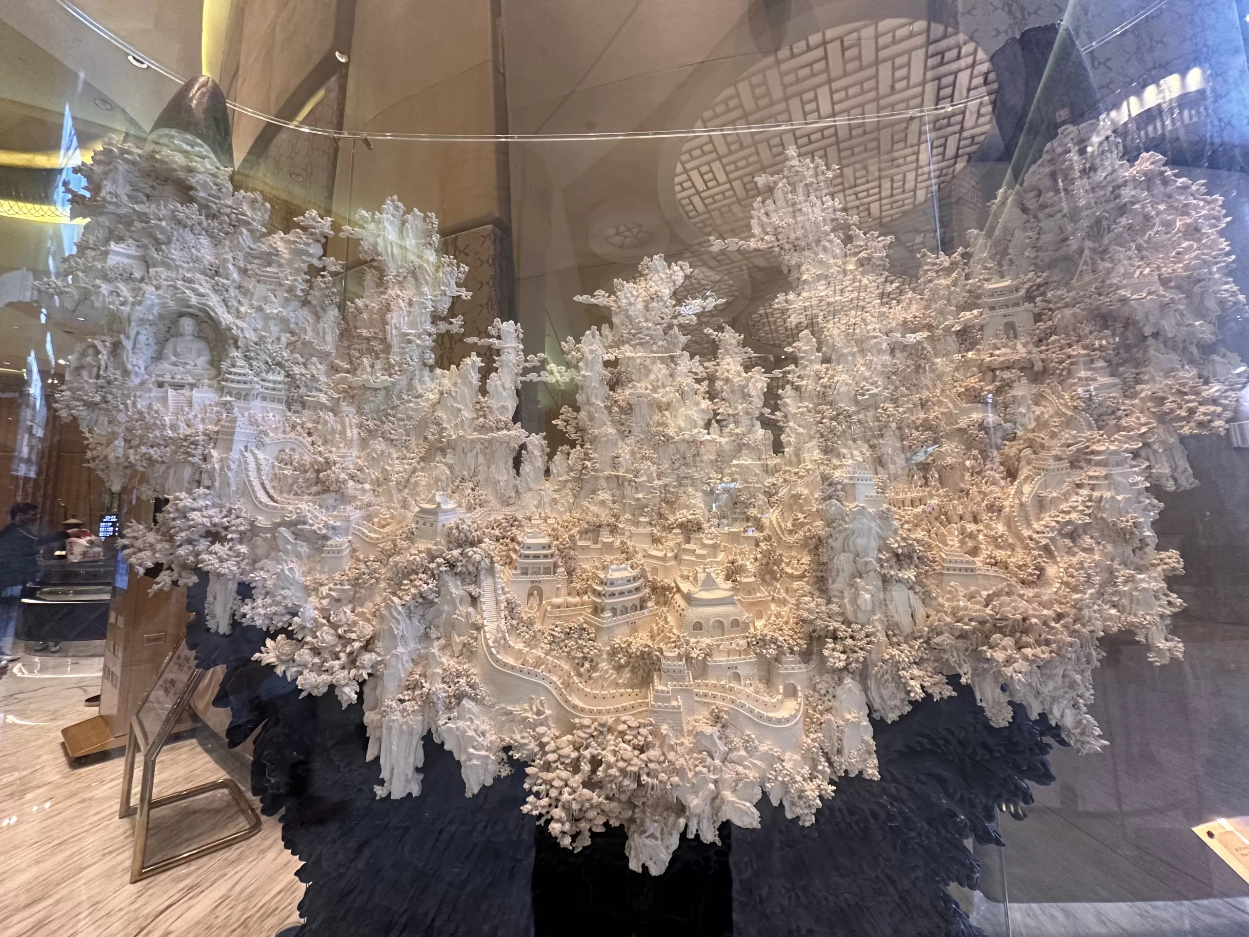 Decoración dentro del Casino Grand Lisboa
