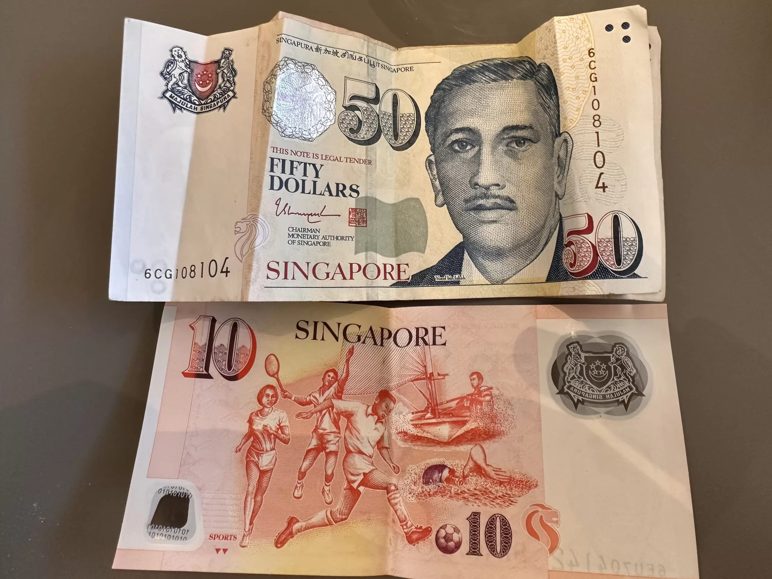 Moneda en Singapur