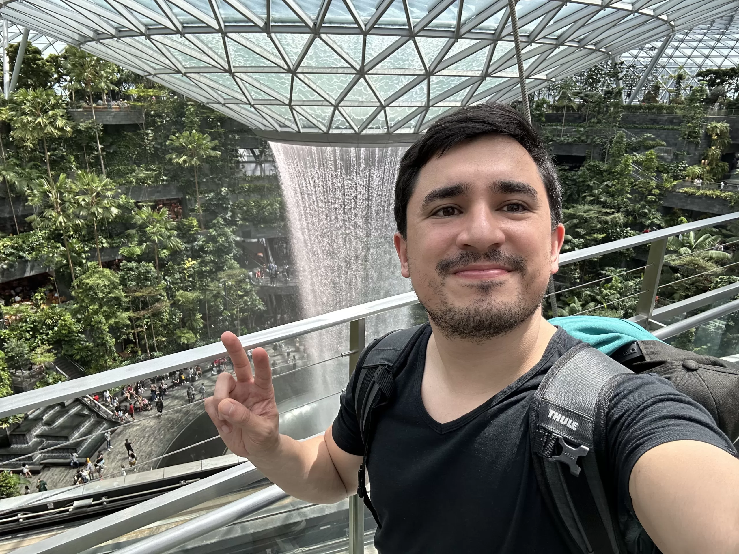 Visitar la Joya y la Cascada en el Aeropuerto de Singapur
