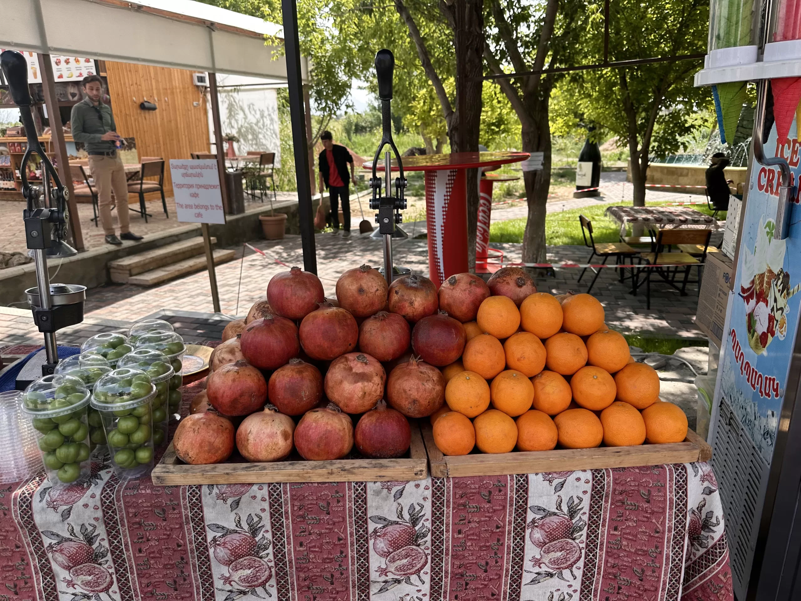 Frutas en Armenia
