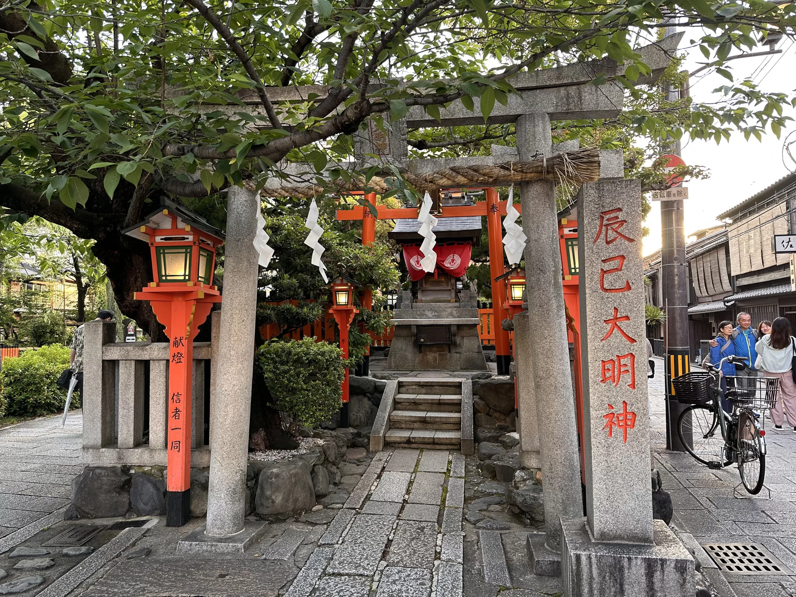 Santuario en el Barrio de Gion para las Geishas