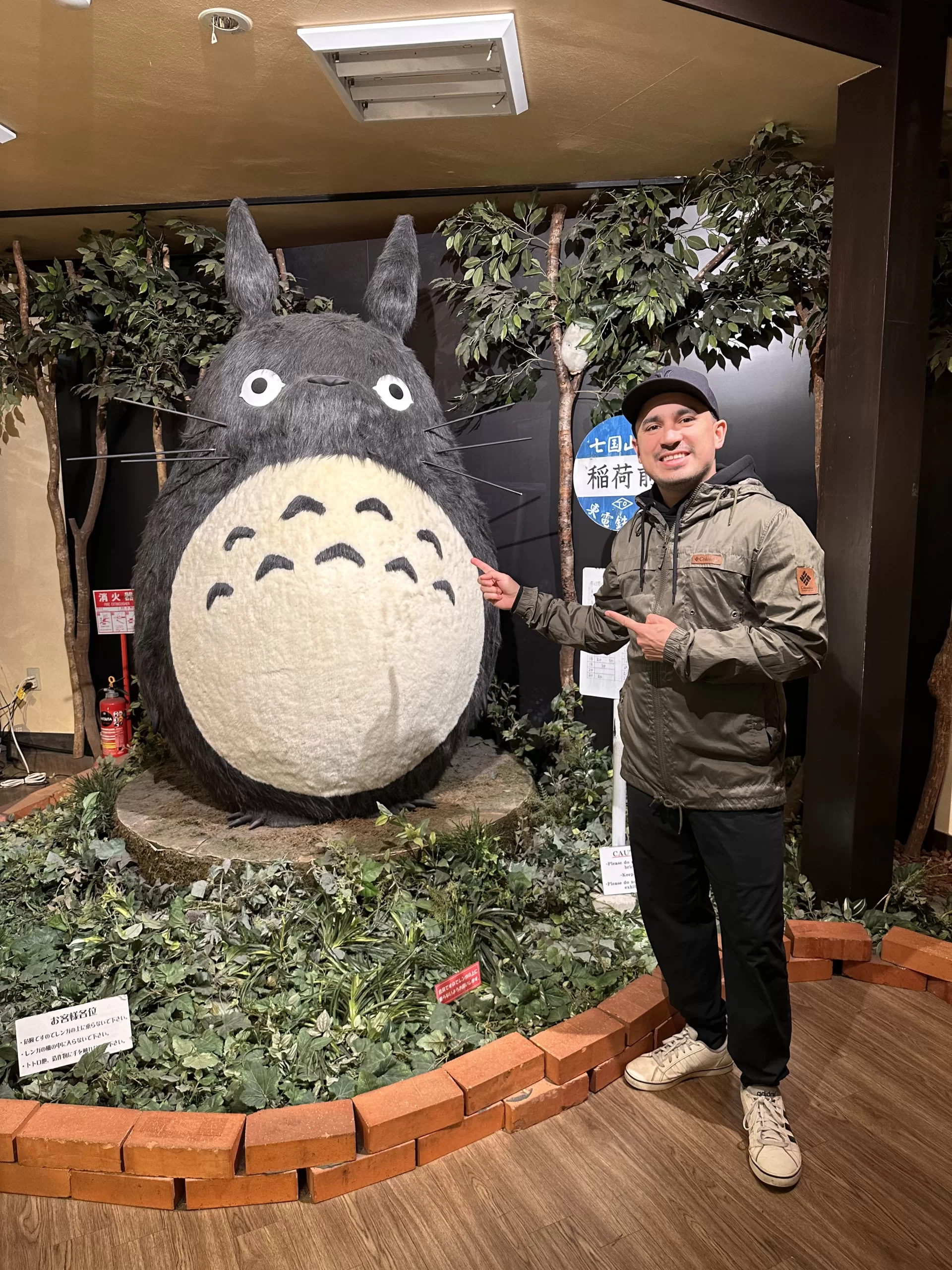 Foto con Totoro en Kioto en Japón
