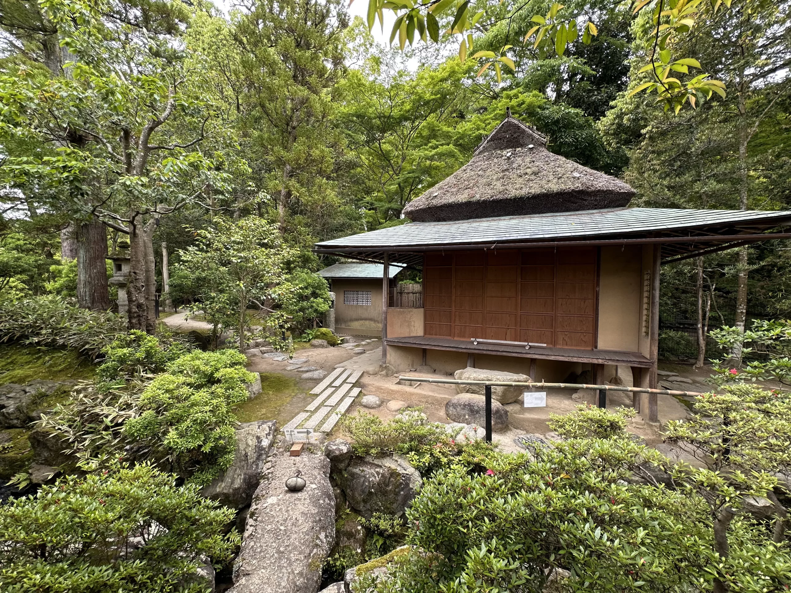Casa del té en Japón