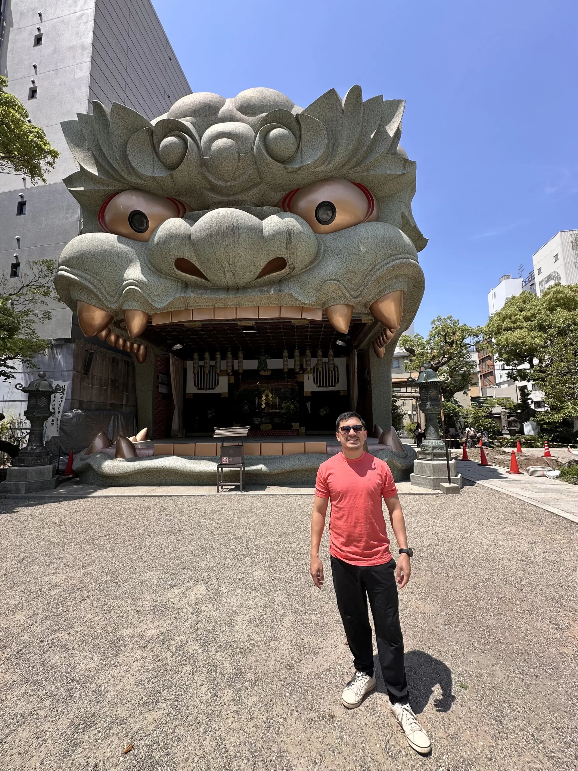 Las fotos están permitidas en el Santuario de Osaka