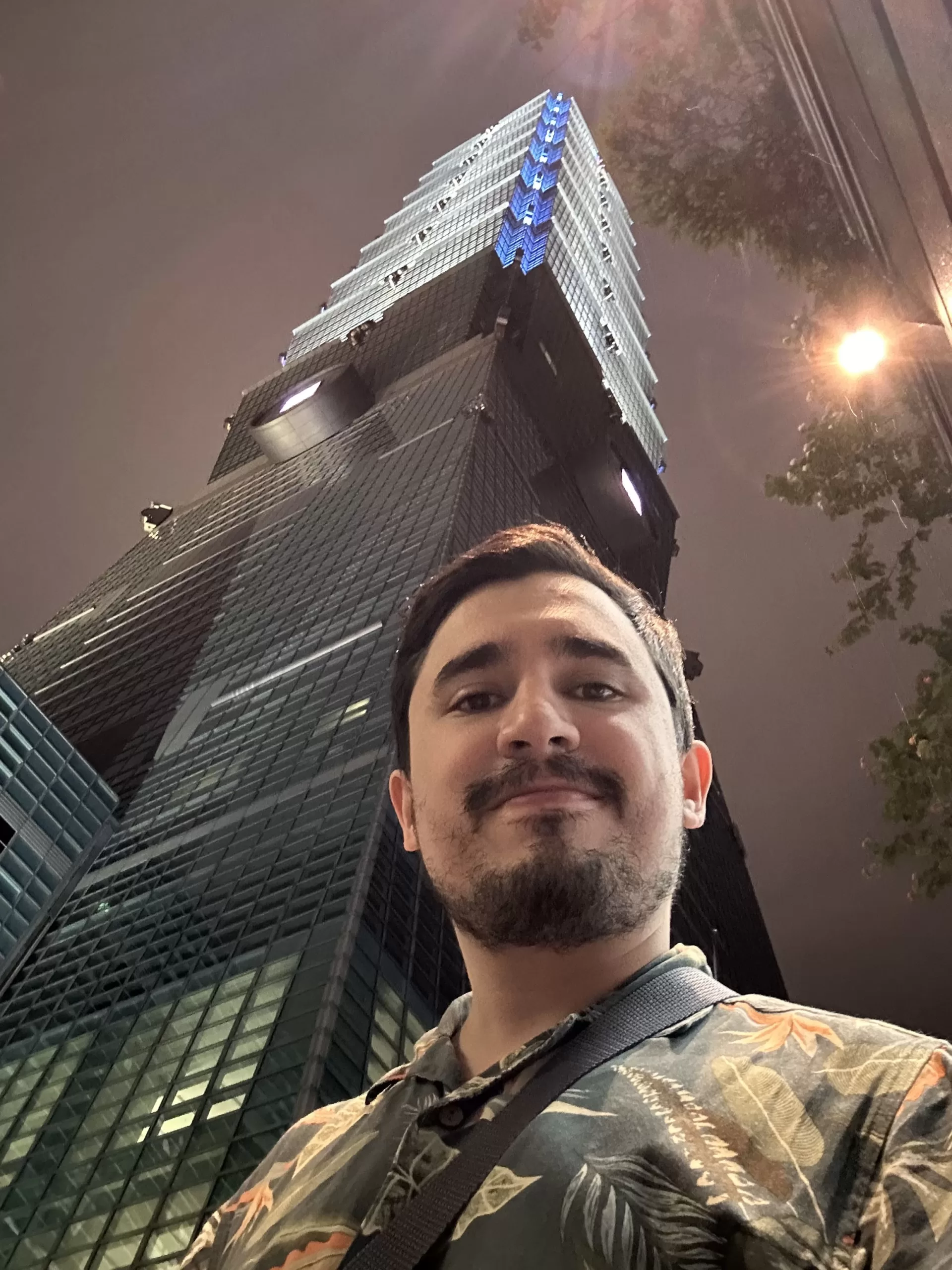 Selfie with the Taipei 101 - Places to Visit in Taipei